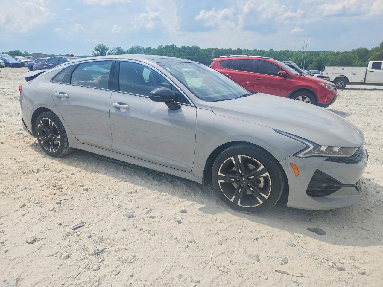 2021 Kia K5 Gt Line Gray vin: 5XXG64J27MG009416