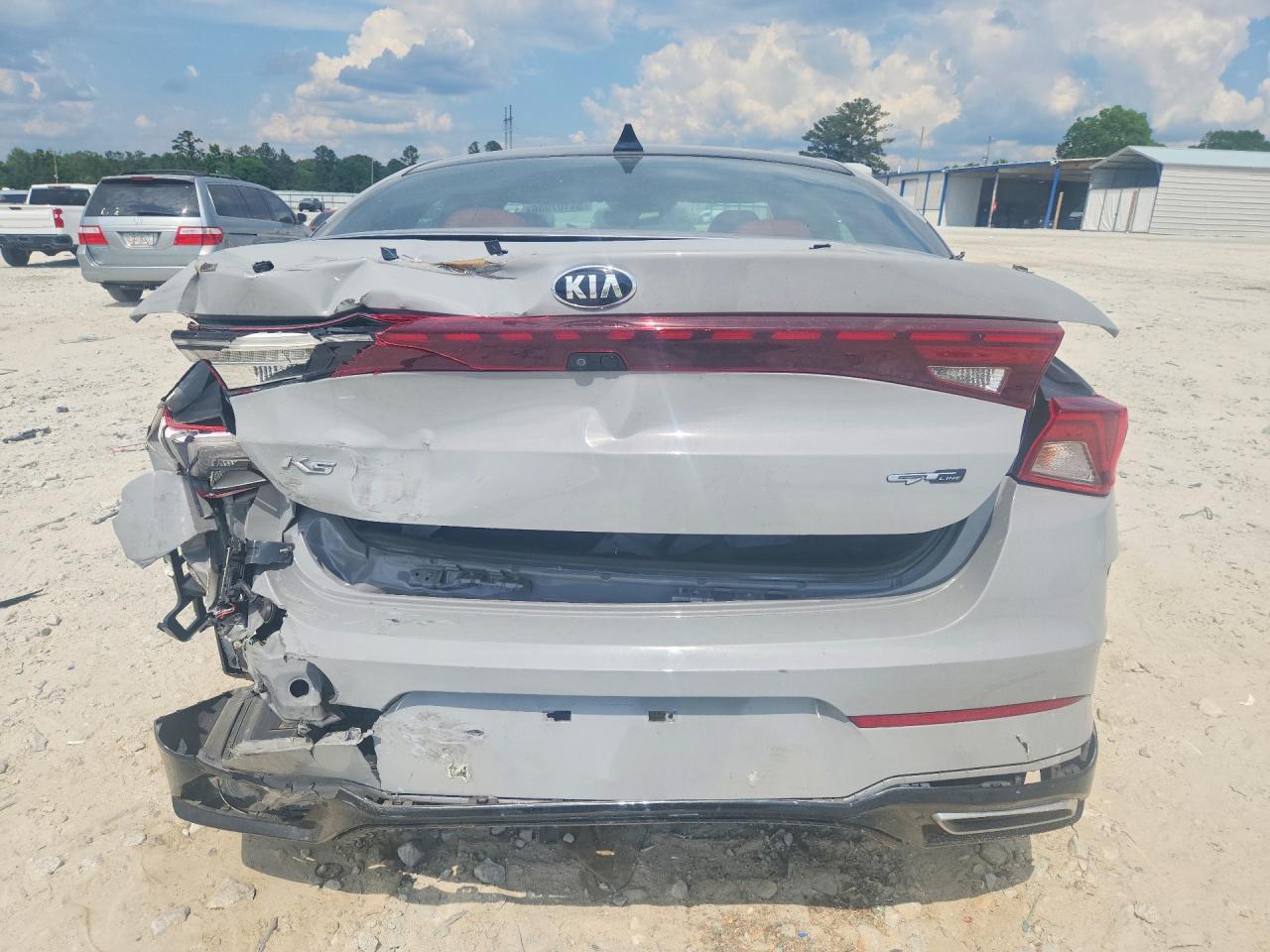 2021 Kia K5 Gt Line Gray vin: 5XXG64J27MG009416