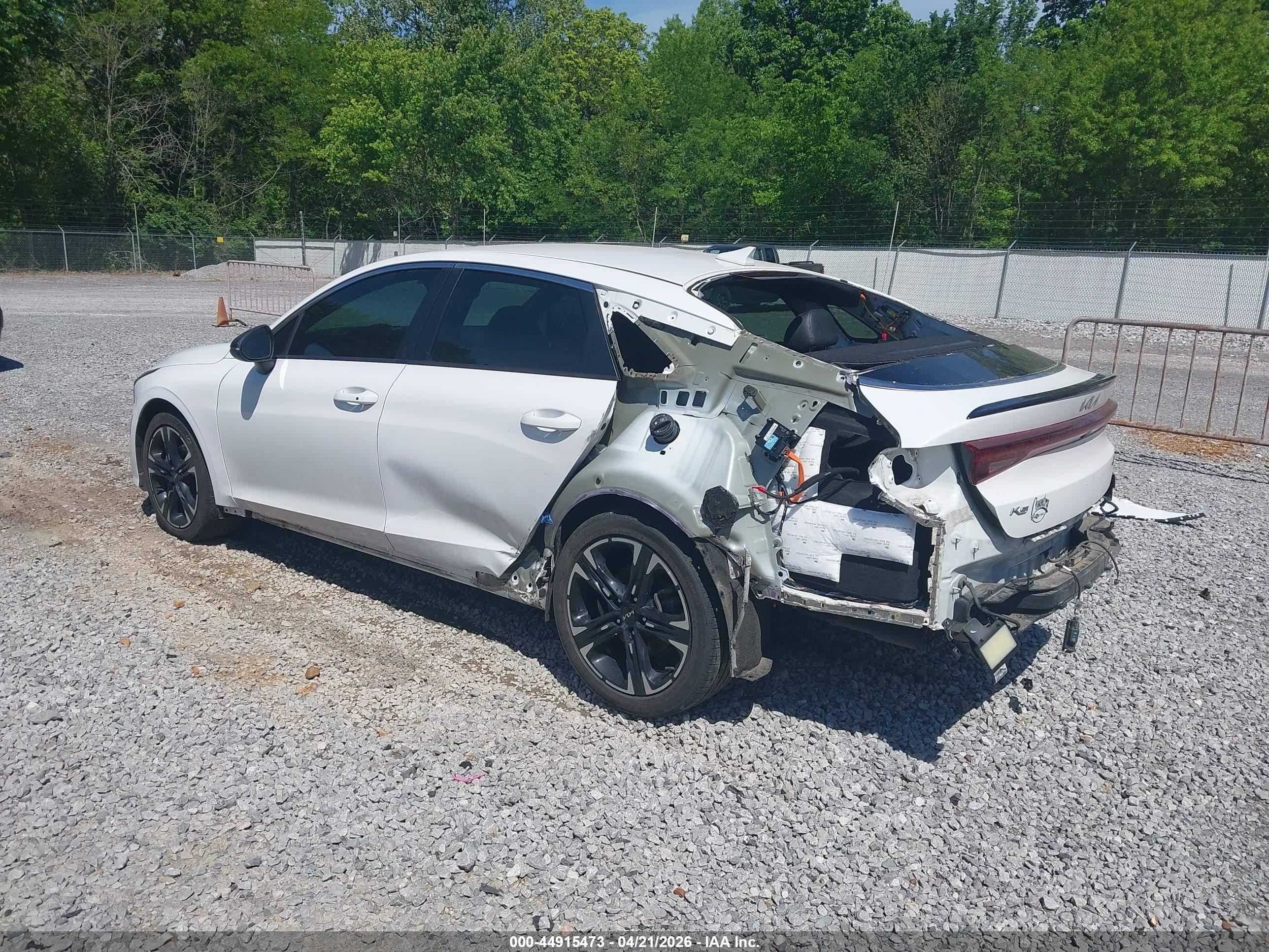 2022 Kia K5 Gt-line White vin: 5XXG64J27NG104270