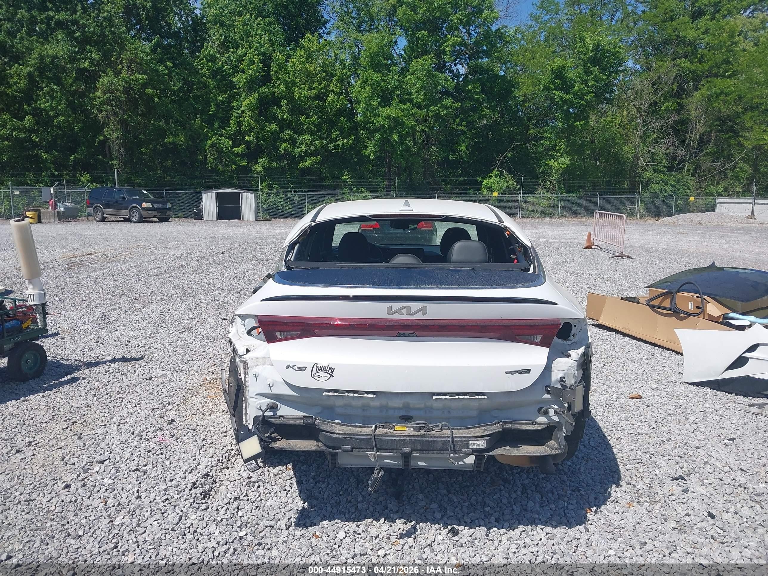 2022 Kia K5 Gt-line White vin: 5XXG64J27NG104270