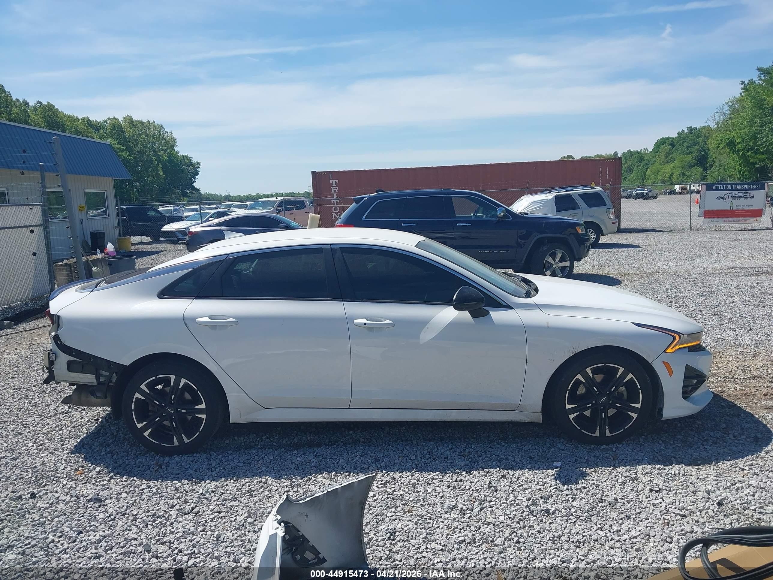 2022 Kia K5 Gt-line White vin: 5XXG64J27NG104270