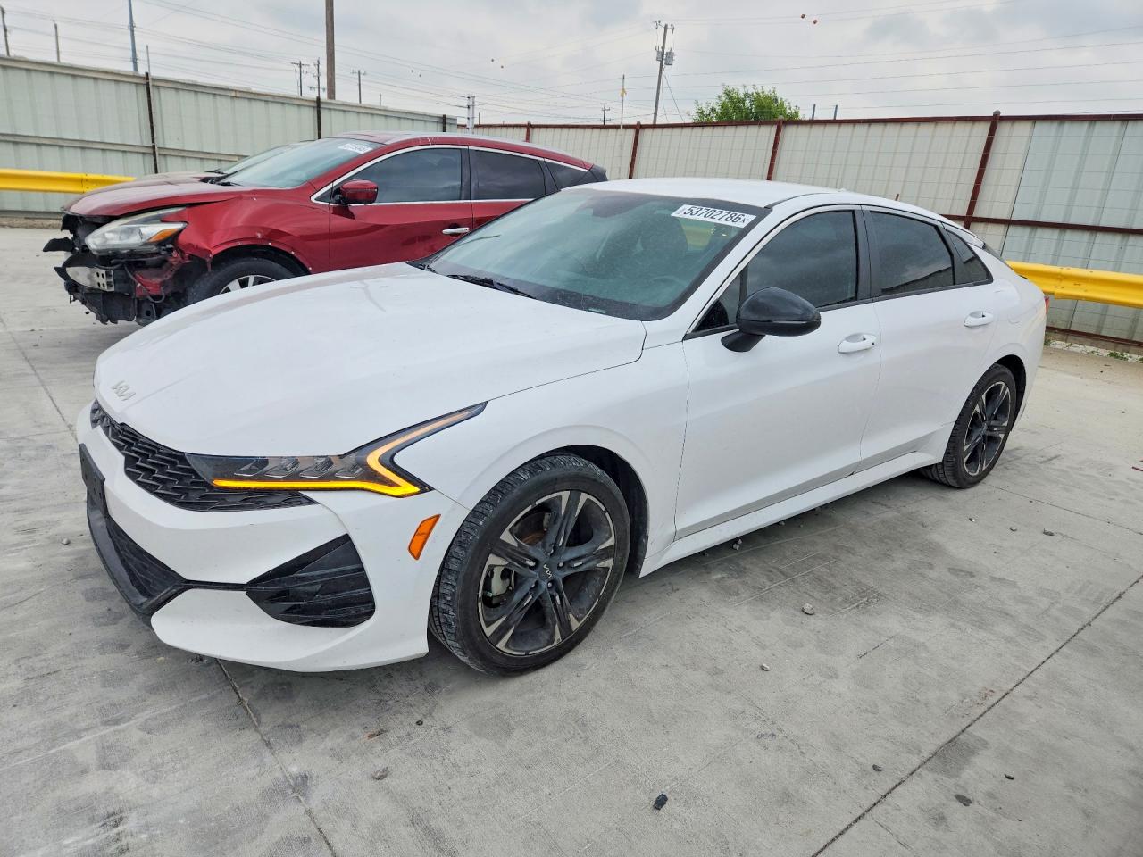 2022 Kia K5 Gt Line White vin: 5XXG64J27NG129119