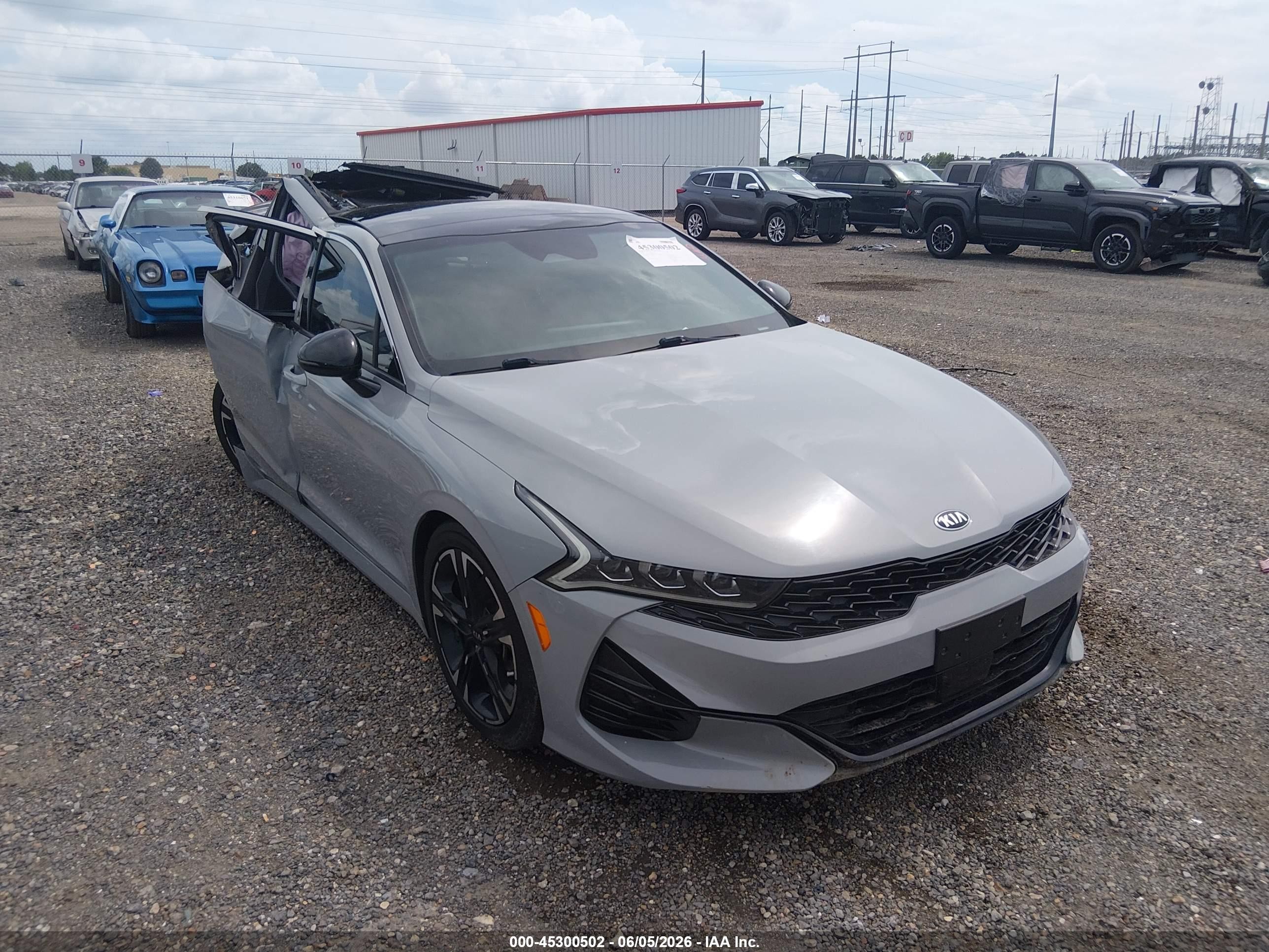 2021 Kia K5 Gt-line Серый vin: 5XXG64J28MG080270
