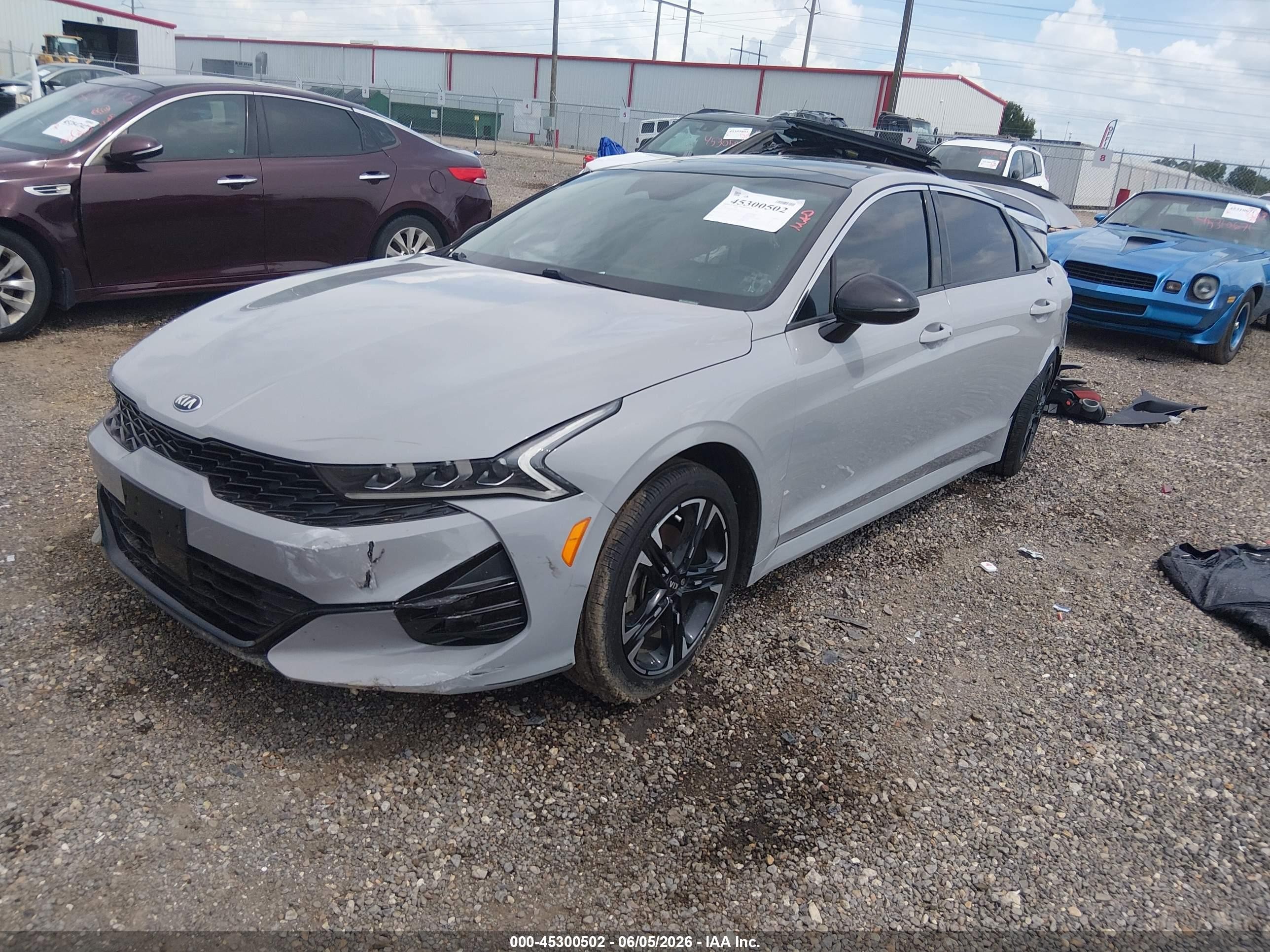 2021 Kia K5 Gt-line Gray vin: 5XXG64J28MG080270