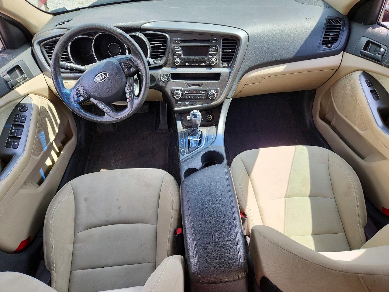 2012 Kia Optima Lx Burgundy vin: 5XXGM4A70CG033301