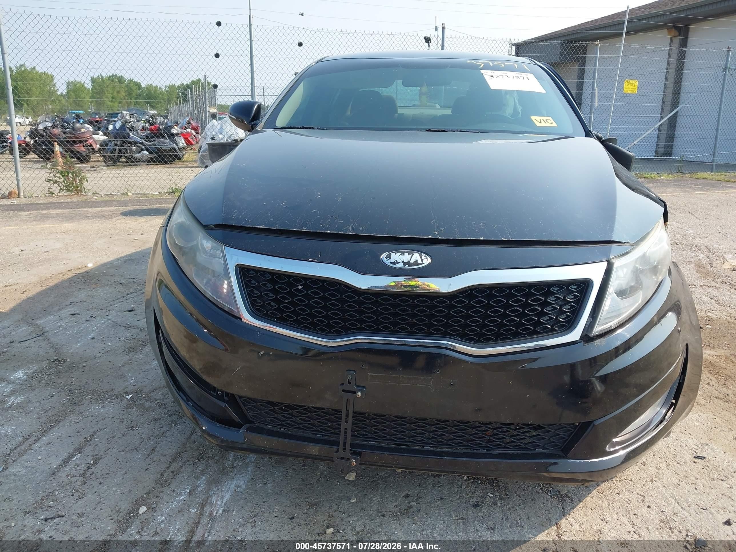 2013 Kia Optima Lx Черный vin: 5XXGM4A70DG233581