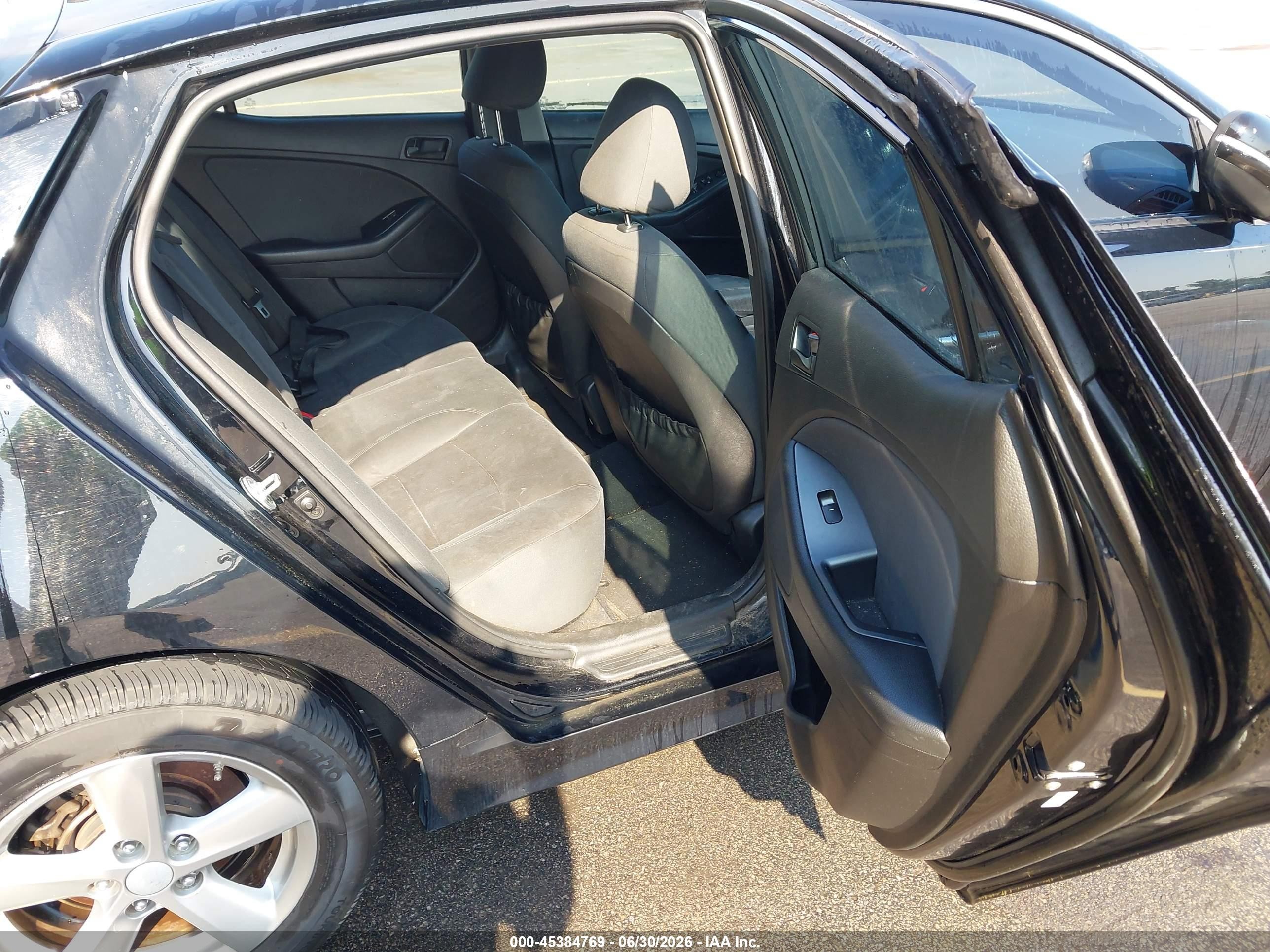 2015 Kia Optima Lx Black vin: 5XXGM4A70FG463544