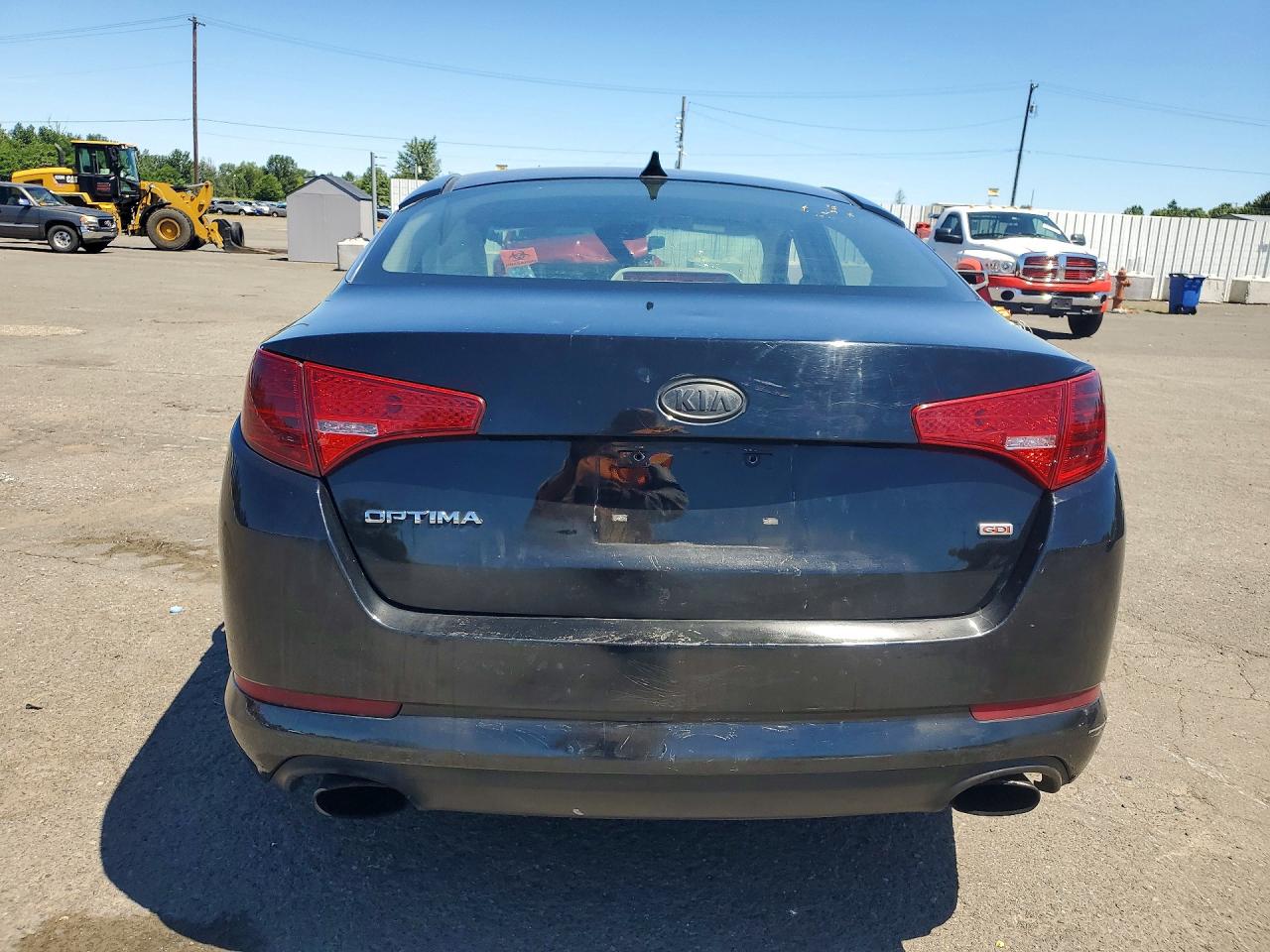 2012 Kia Optima Lx Black vin: 5XXGM4A71CG026129