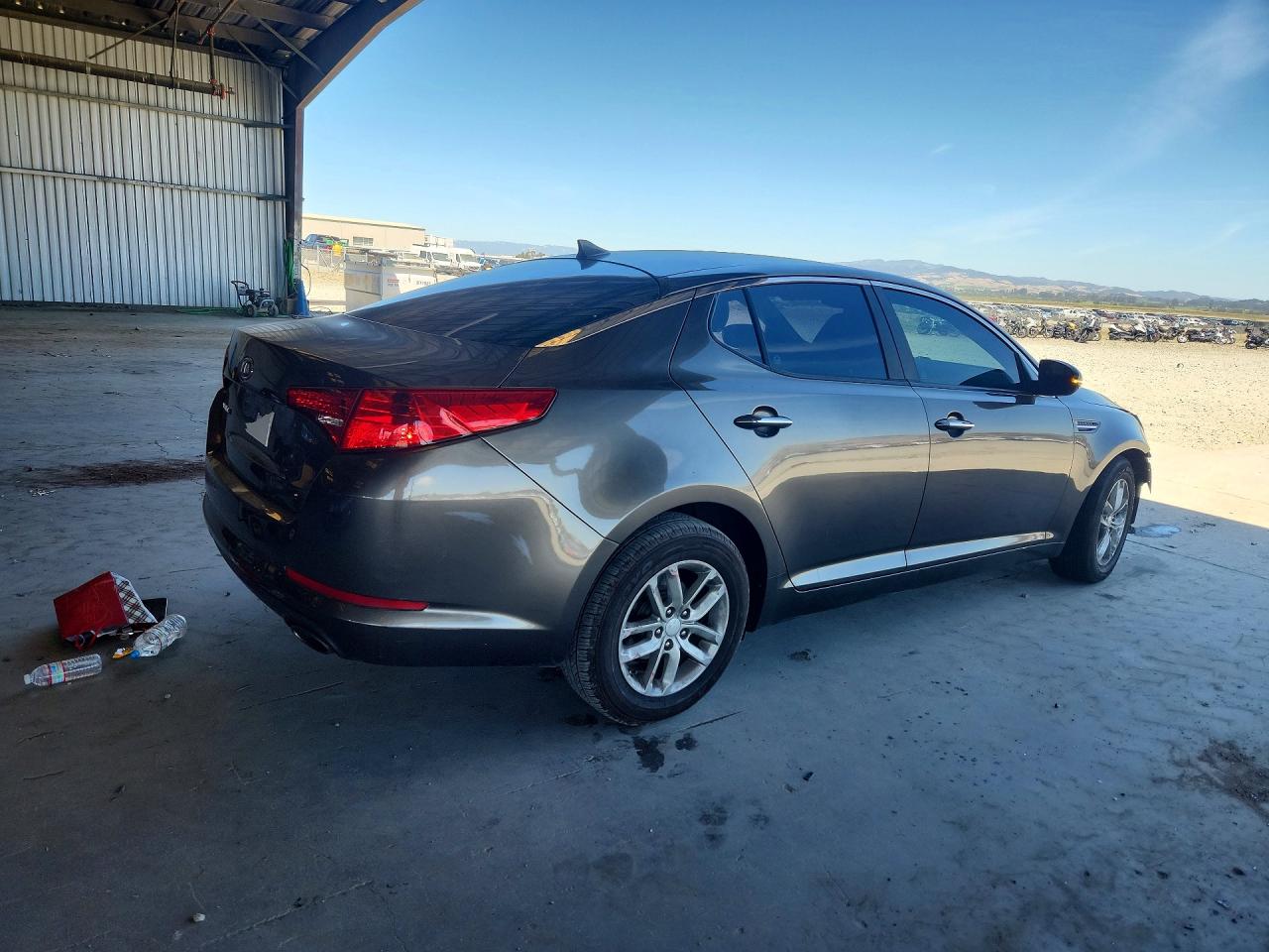 2012 Kia Optima Lx Gray vin: 5XXGM4A71CG034179