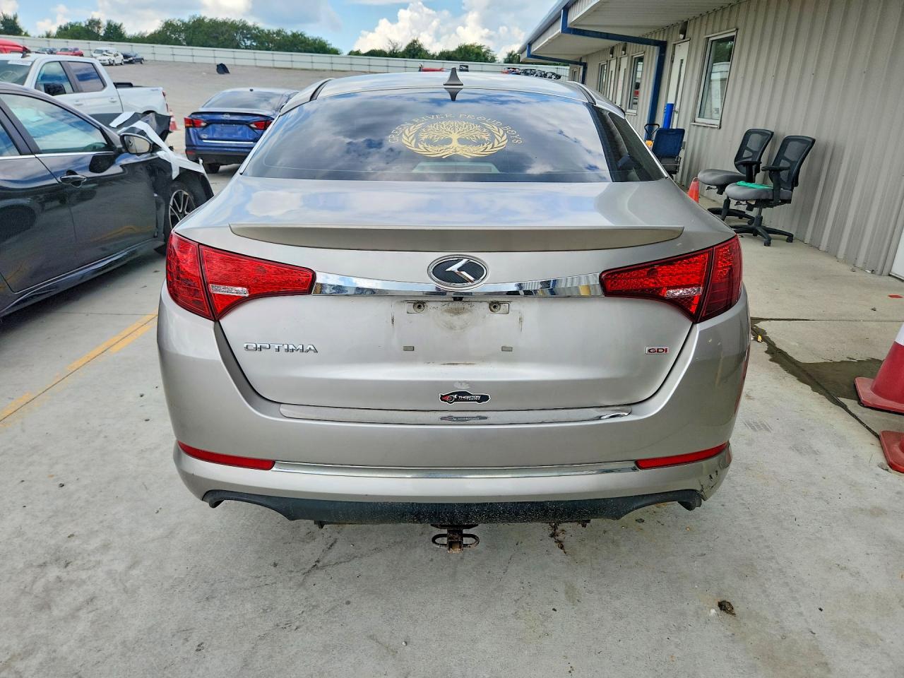 2013 Kia Optima Lx Silver vin: 5XXGM4A71DG191065