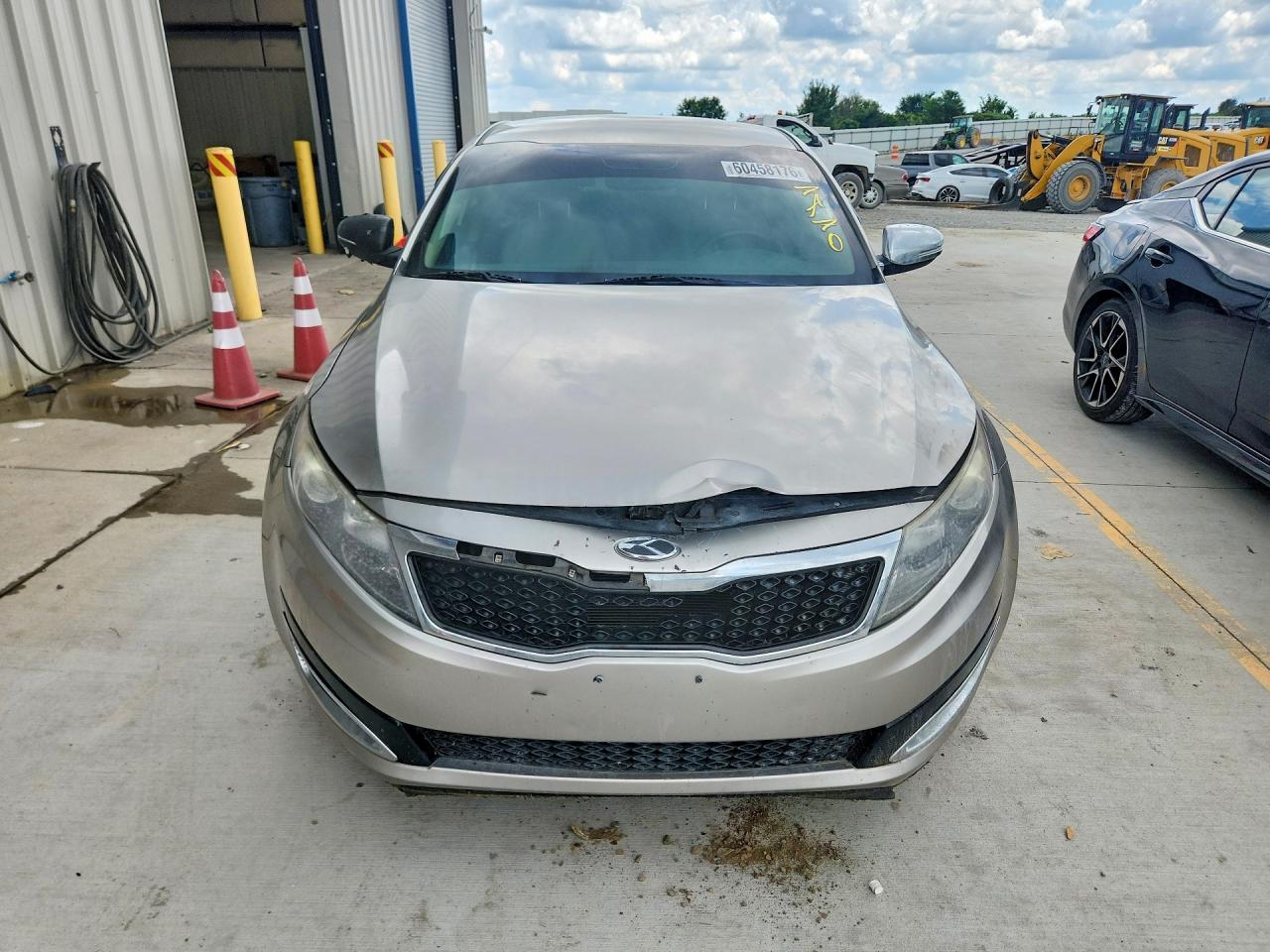 2013 Kia Optima Lx Silver vin: 5XXGM4A71DG191065