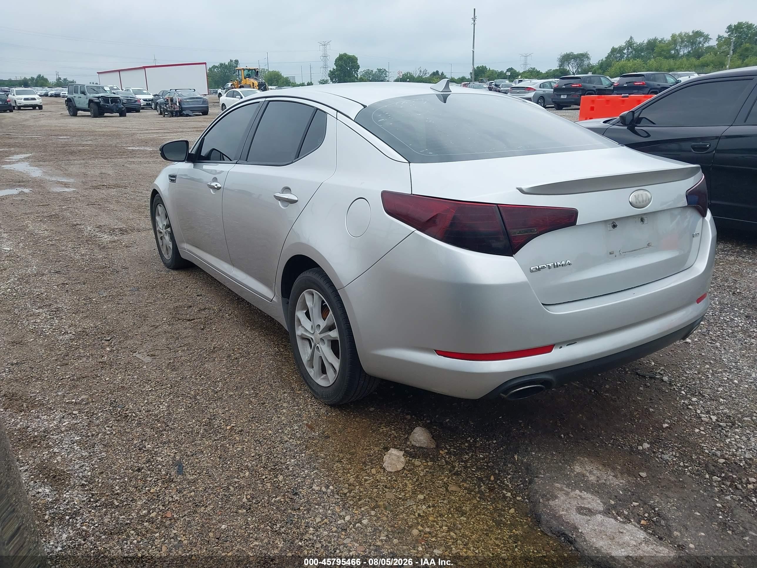 2013 Kia Optima Lx Silver vin: 5XXGM4A71DG195469