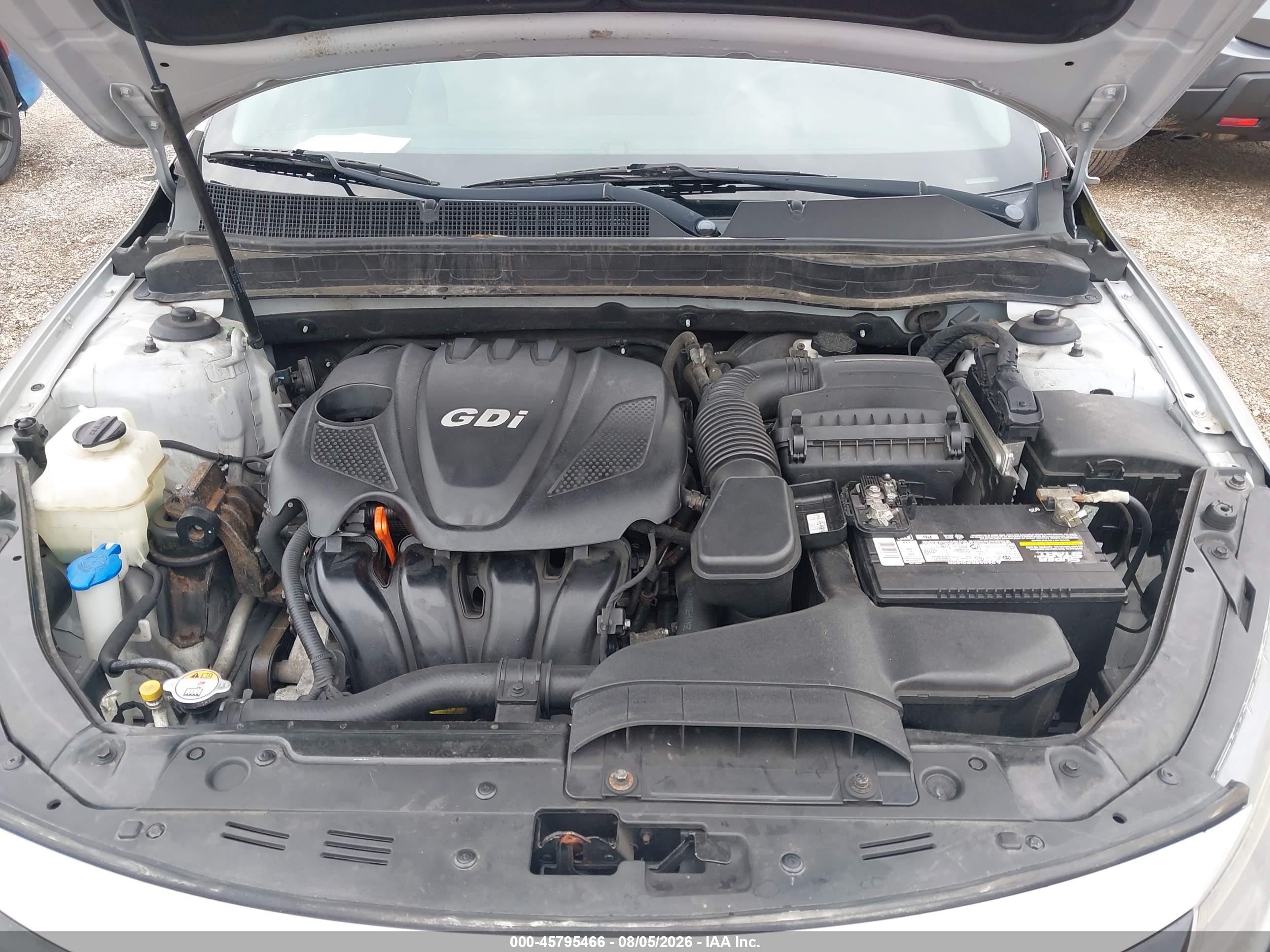 2013 Kia Optima Lx Silver vin: 5XXGM4A71DG195469