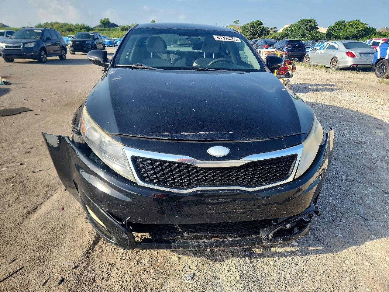 2013 Kia Optima Lx Black vin: 5XXGM4A71DG195715