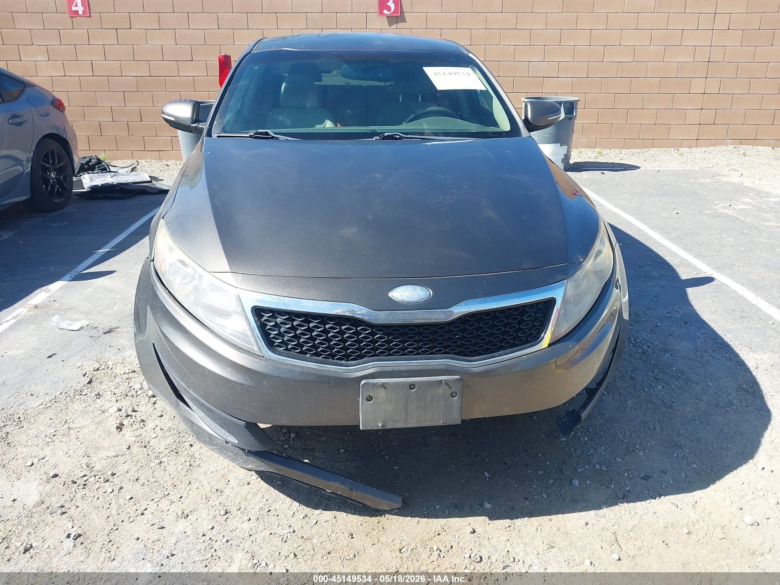 2013 Kia Optima Lx Brown vin: 5XXGM4A71DG201299