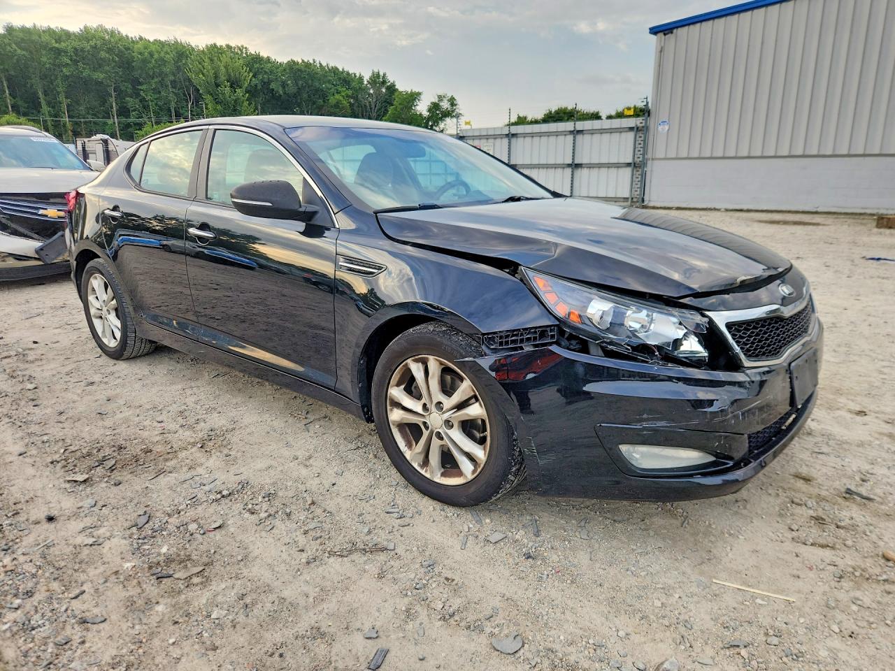 2013 Kia Optima Lx Black vin: 5XXGM4A71DG223724