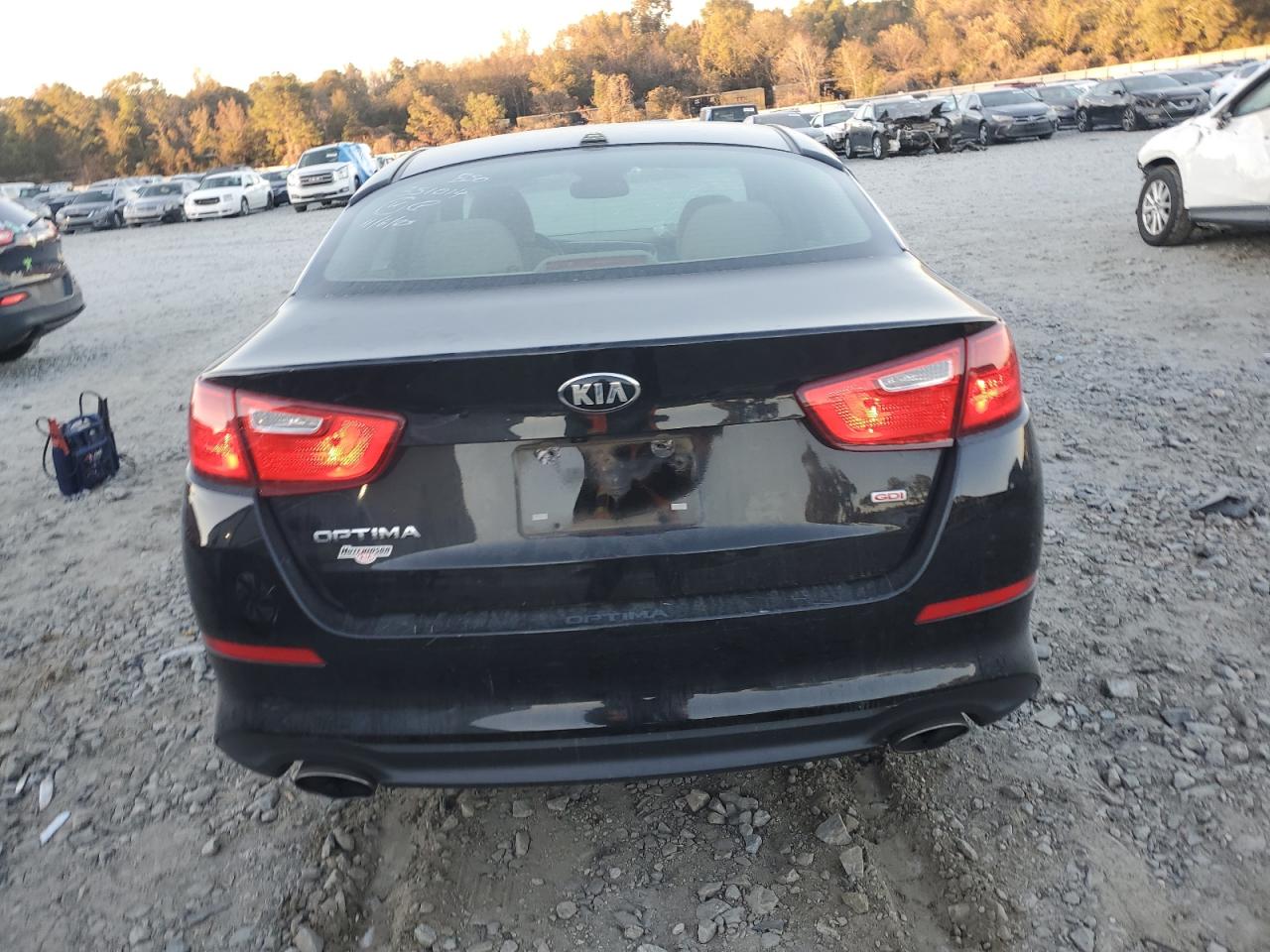 2014 Kia Optima Lx Black vin: 5XXGM4A71EG284413