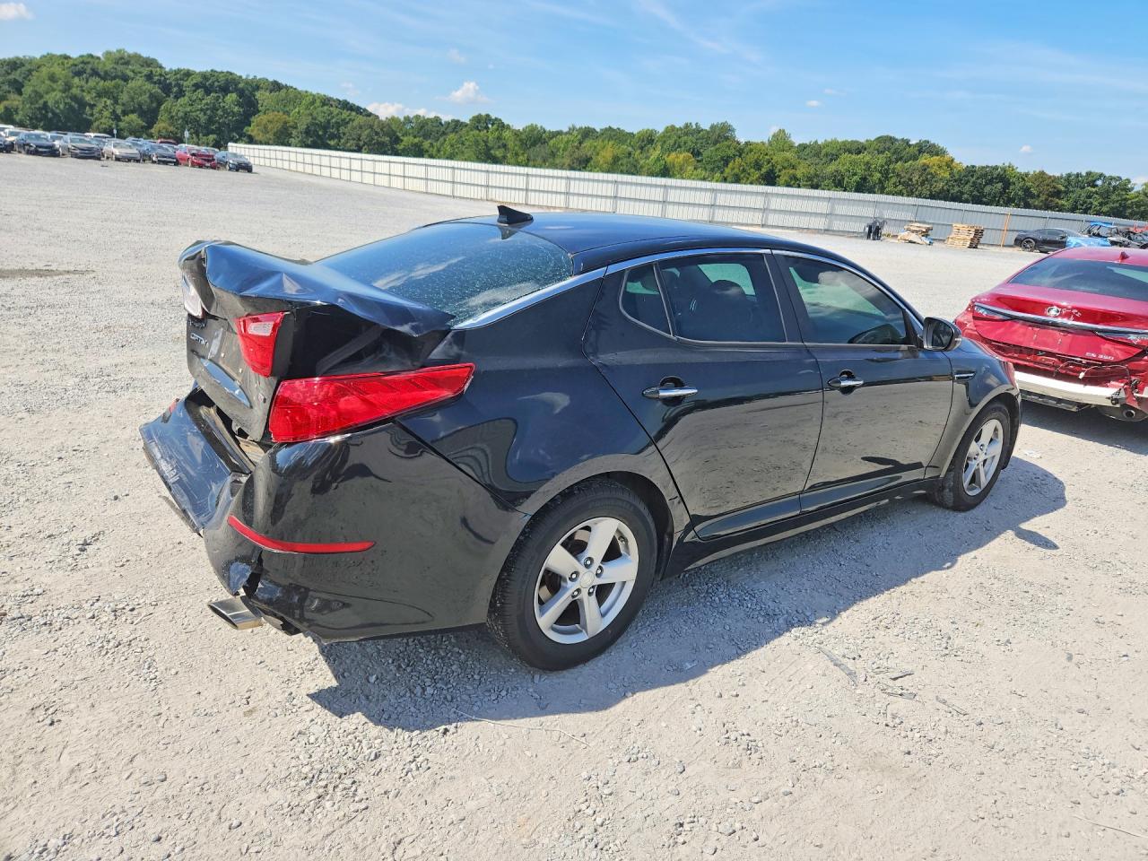 2015 Kia Optima Lx Black vin: 5XXGM4A71FG429595