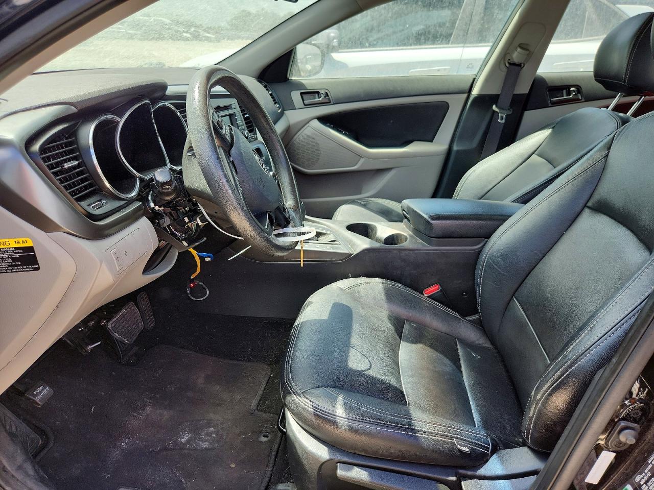2012 Kia Optima Lx Черный vin: 5XXGM4A72CG056563
