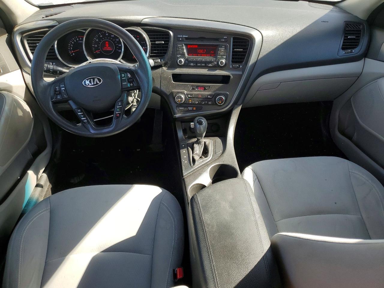 2013 Kia Optima Lx White vin: 5XXGM4A72DG222985