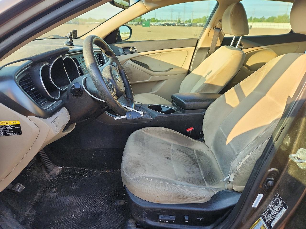 2014 Kia Optima Lx Серый vin: 5XXGM4A72EG307665