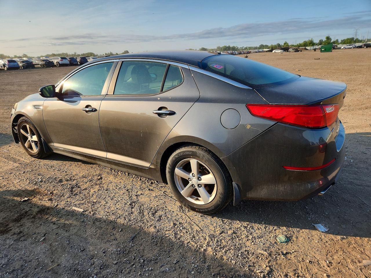 2014 Kia Optima Lx Серый vin: 5XXGM4A72EG307665