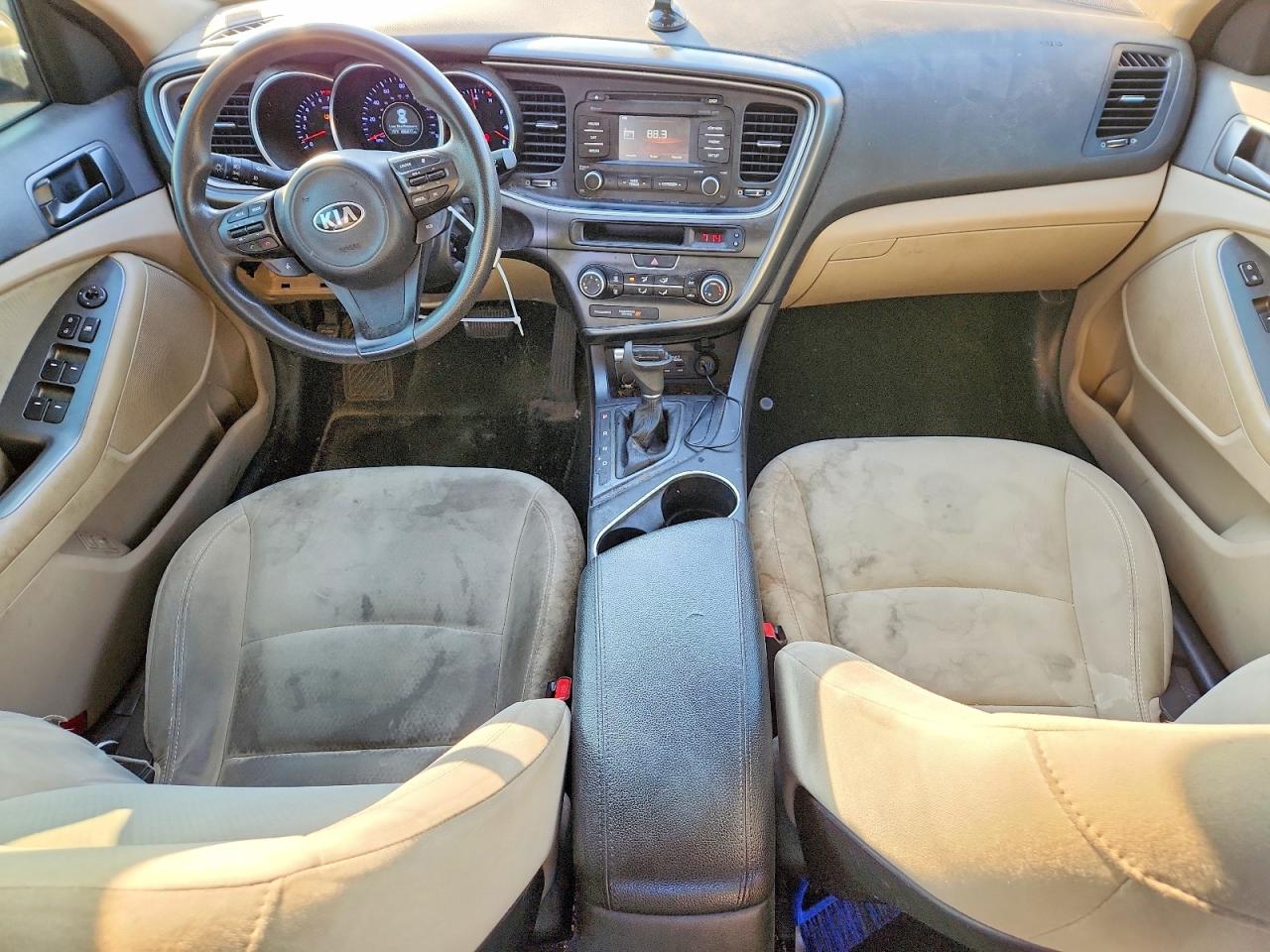 2014 Kia Optima Lx Серый vin: 5XXGM4A72EG307665