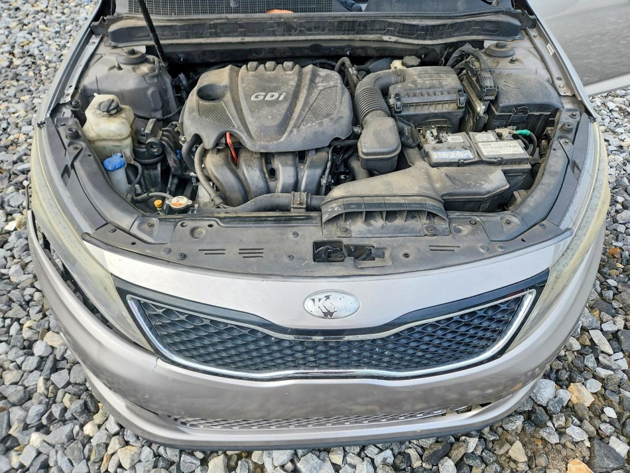 2015 Kia Optima Lx Silver vin: 5XXGM4A72FG449449