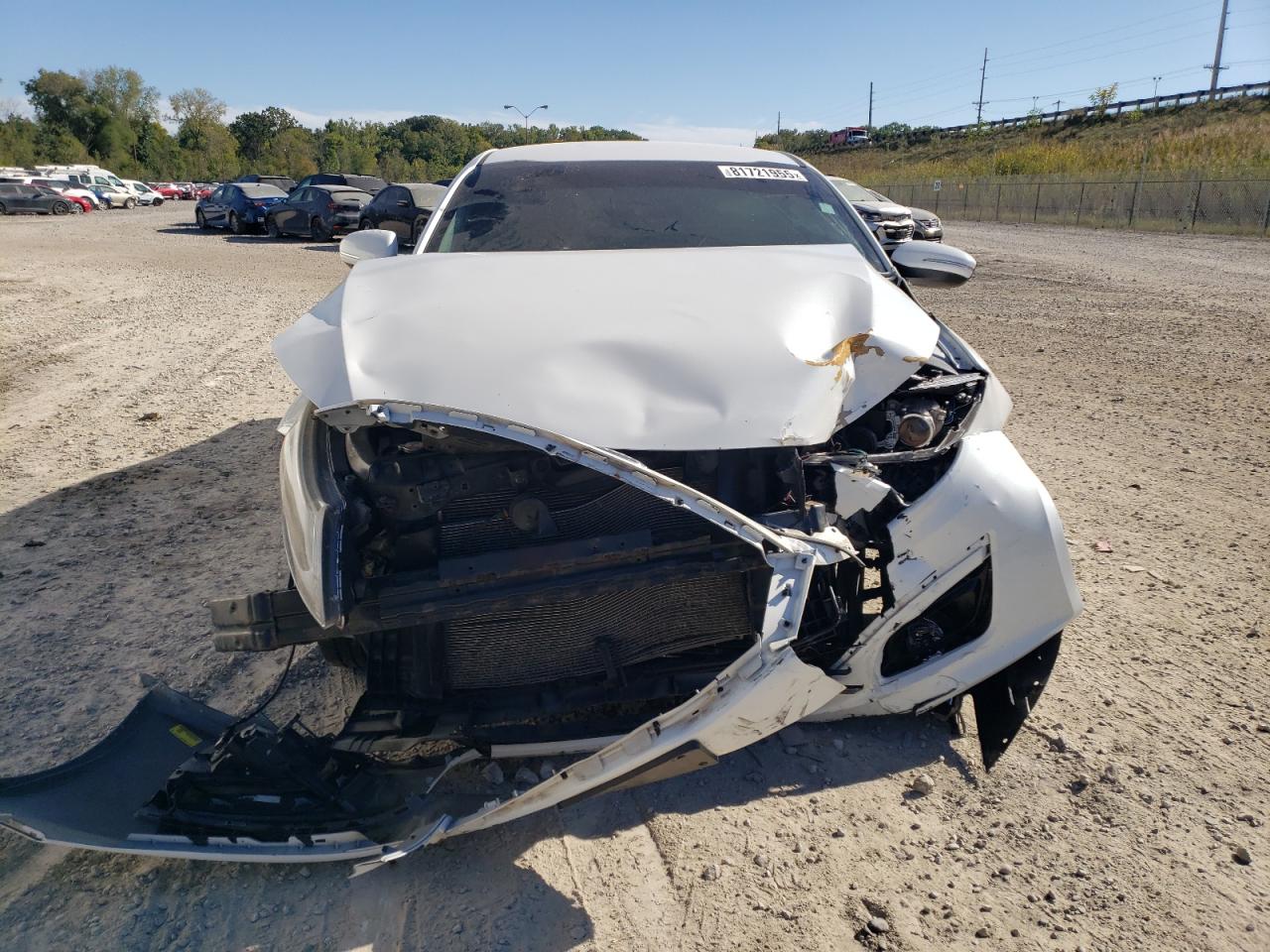 2015 Kia Optima Lx Белый vin: 5XXGM4A73FG506550