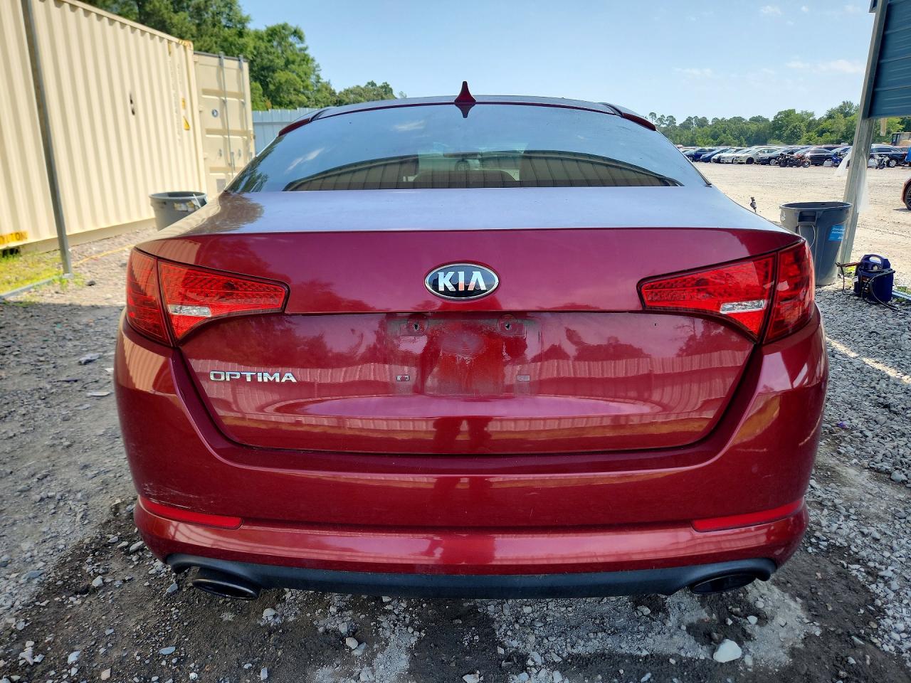 2013 Kia Optima Lx Red vin: 5XXGM4A74DG239285