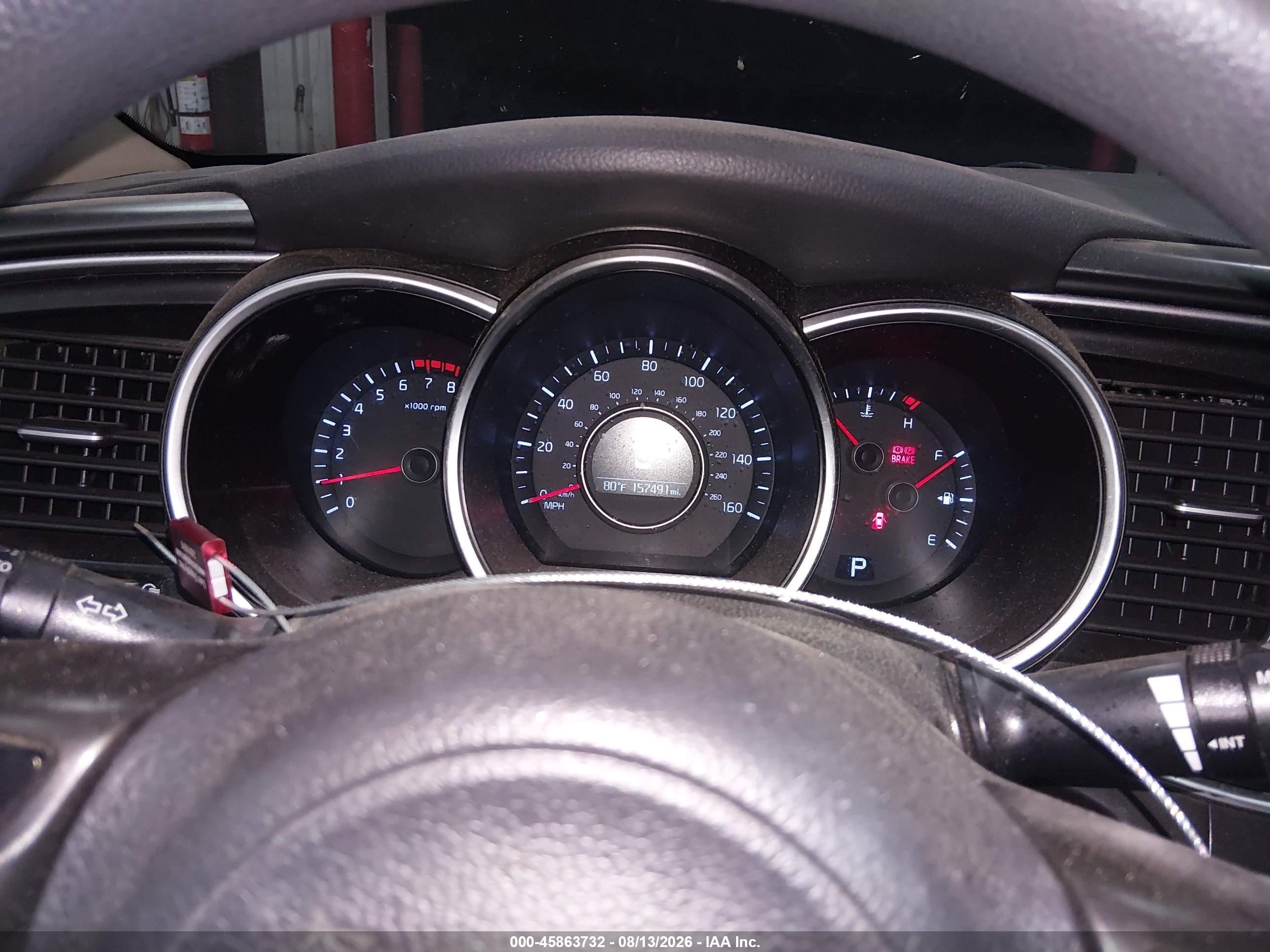 2015 Kia Optima Lx Maroon vin: 5XXGM4A75FG451390
