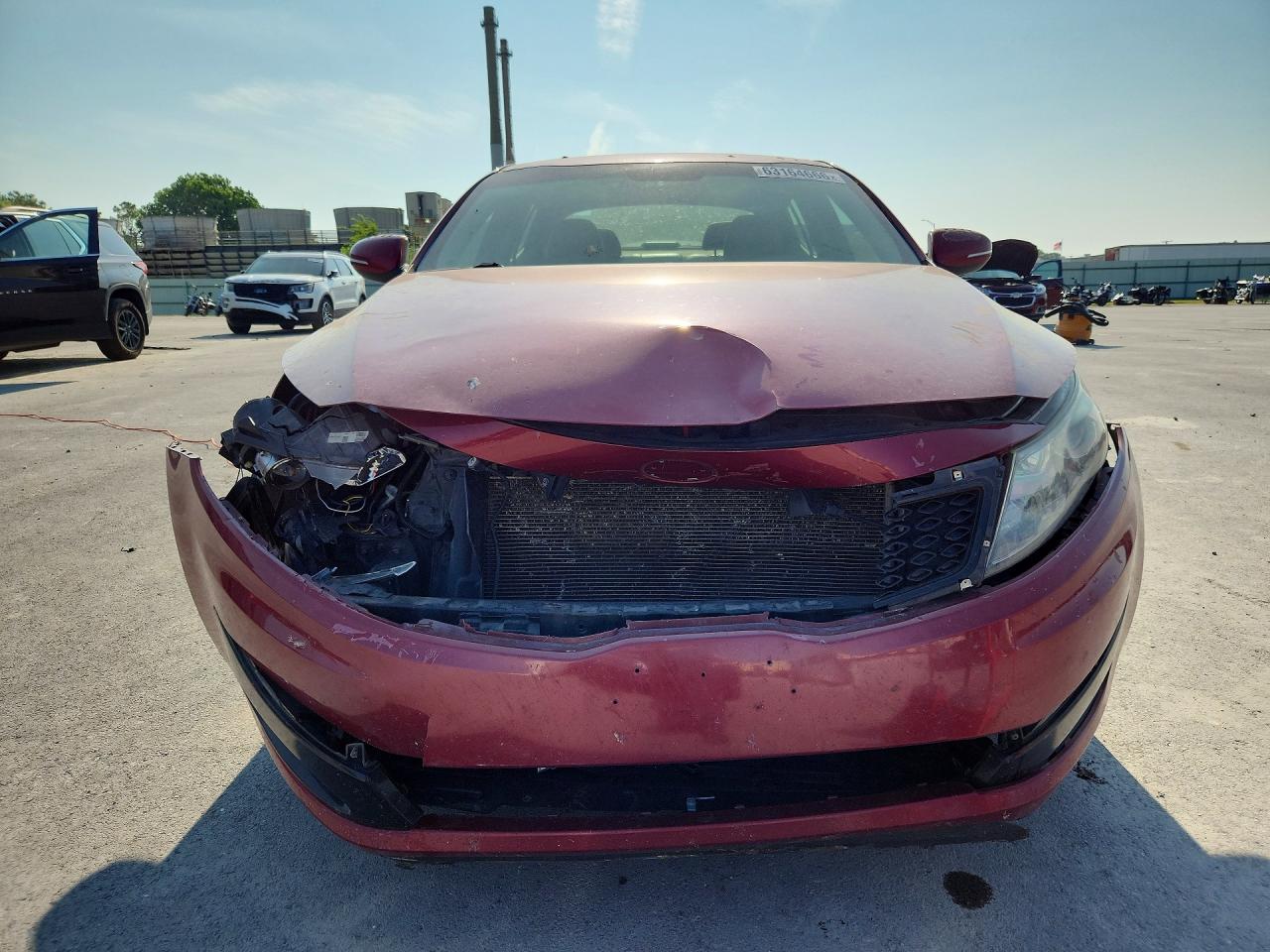 2013 Kia Optima Lx Maroon vin: 5XXGM4A76DG149085