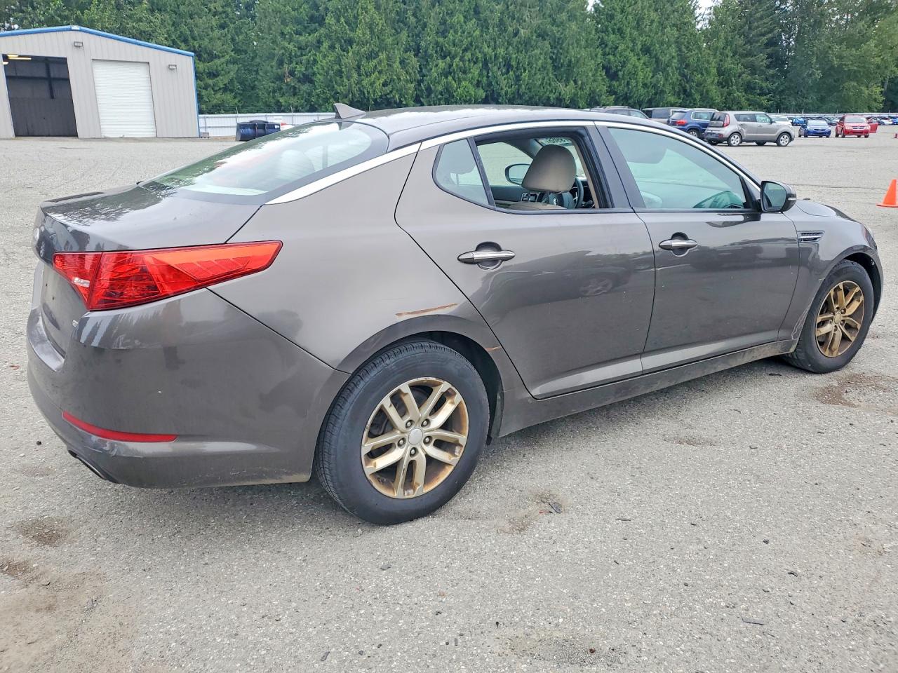 2013 Kia Optima Lx Коричневый vin: 5XXGM4A76DG201296