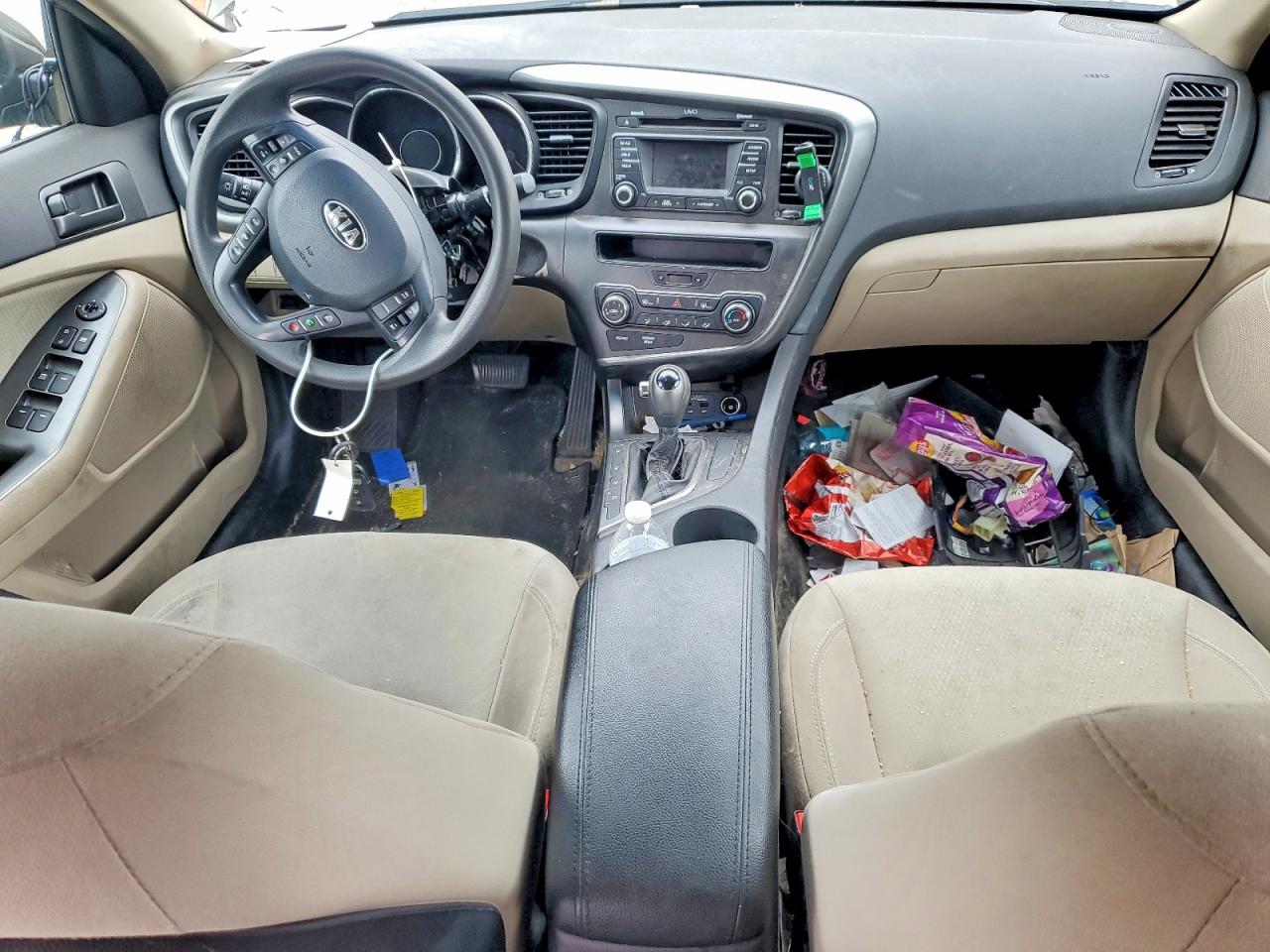 2013 Kia Optima Lx Коричневый vin: 5XXGM4A76DG201296