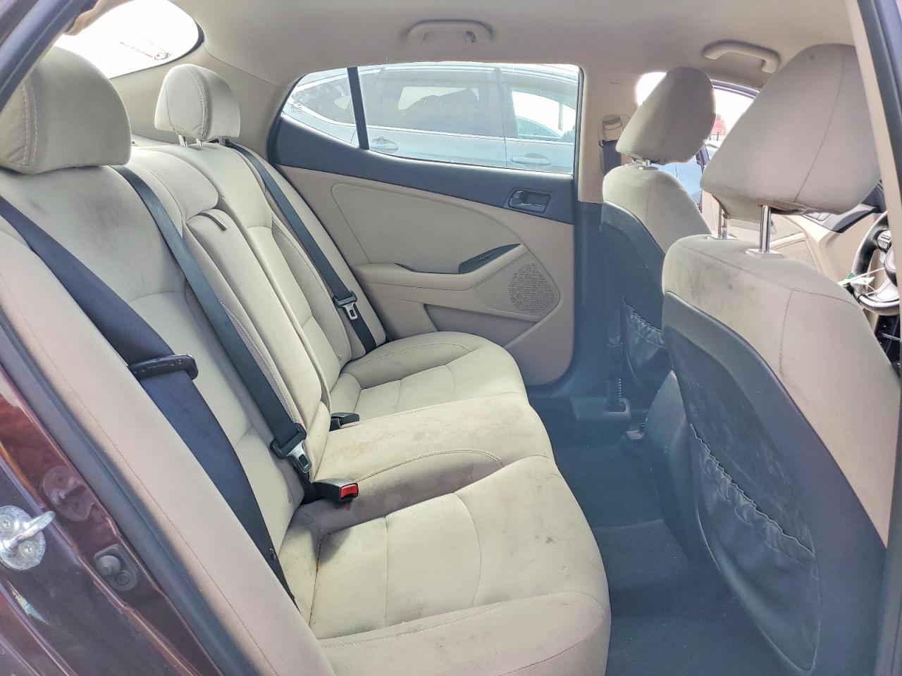2014 Kia Optima Lx Burgundy vin: 5XXGM4A76EG326669