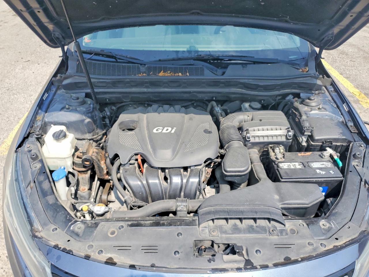 2015 Kia Optima Lx Синий vin: 5XXGM4A76FG373587