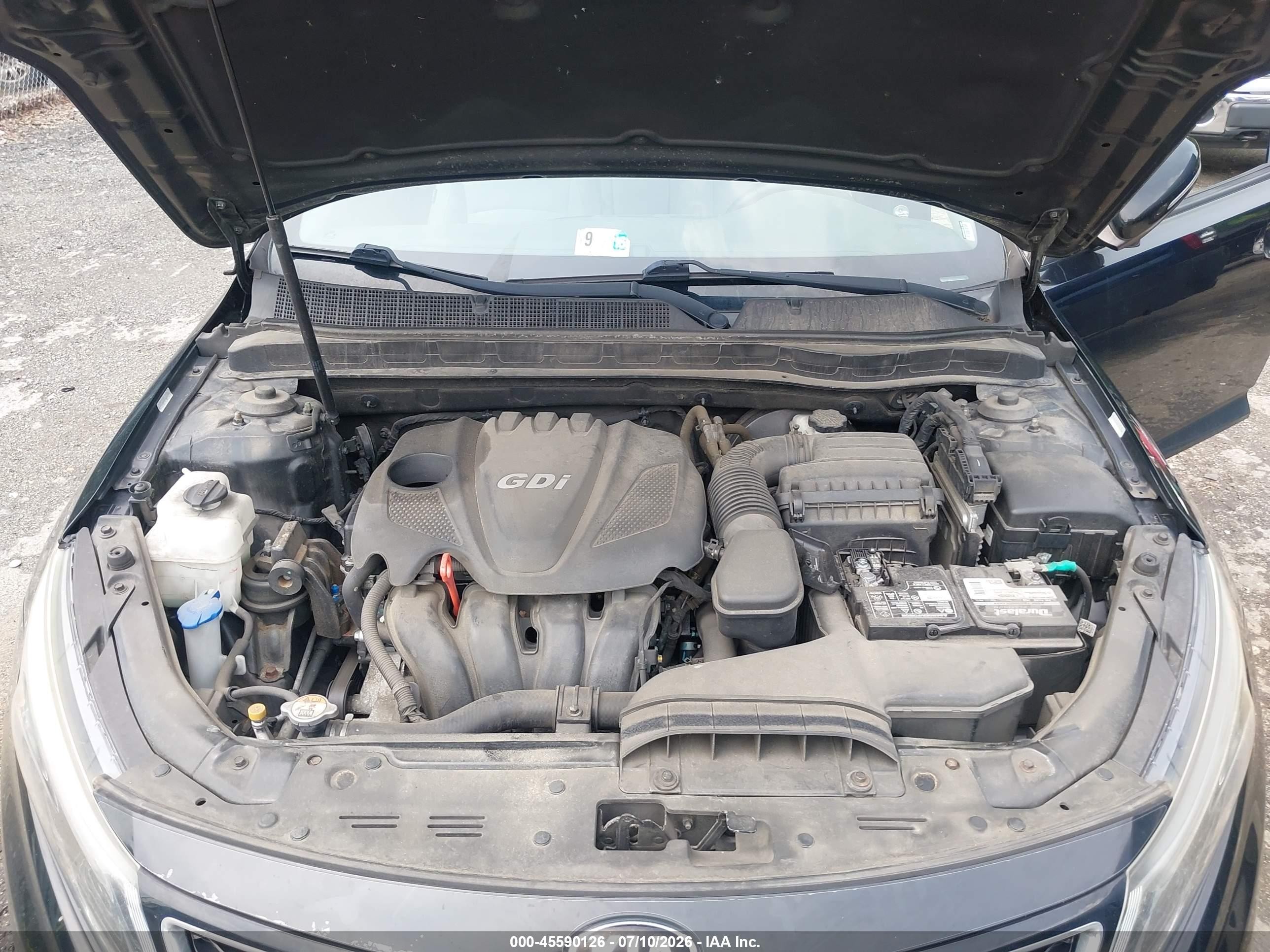 2015 Kia Optima Lx Black vin: 5XXGM4A76FG463189