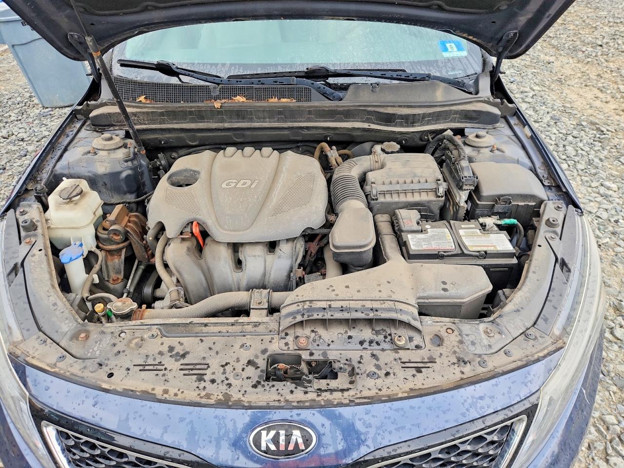 2015 Kia Optima Lx Blue vin: 5XXGM4A76FG481689