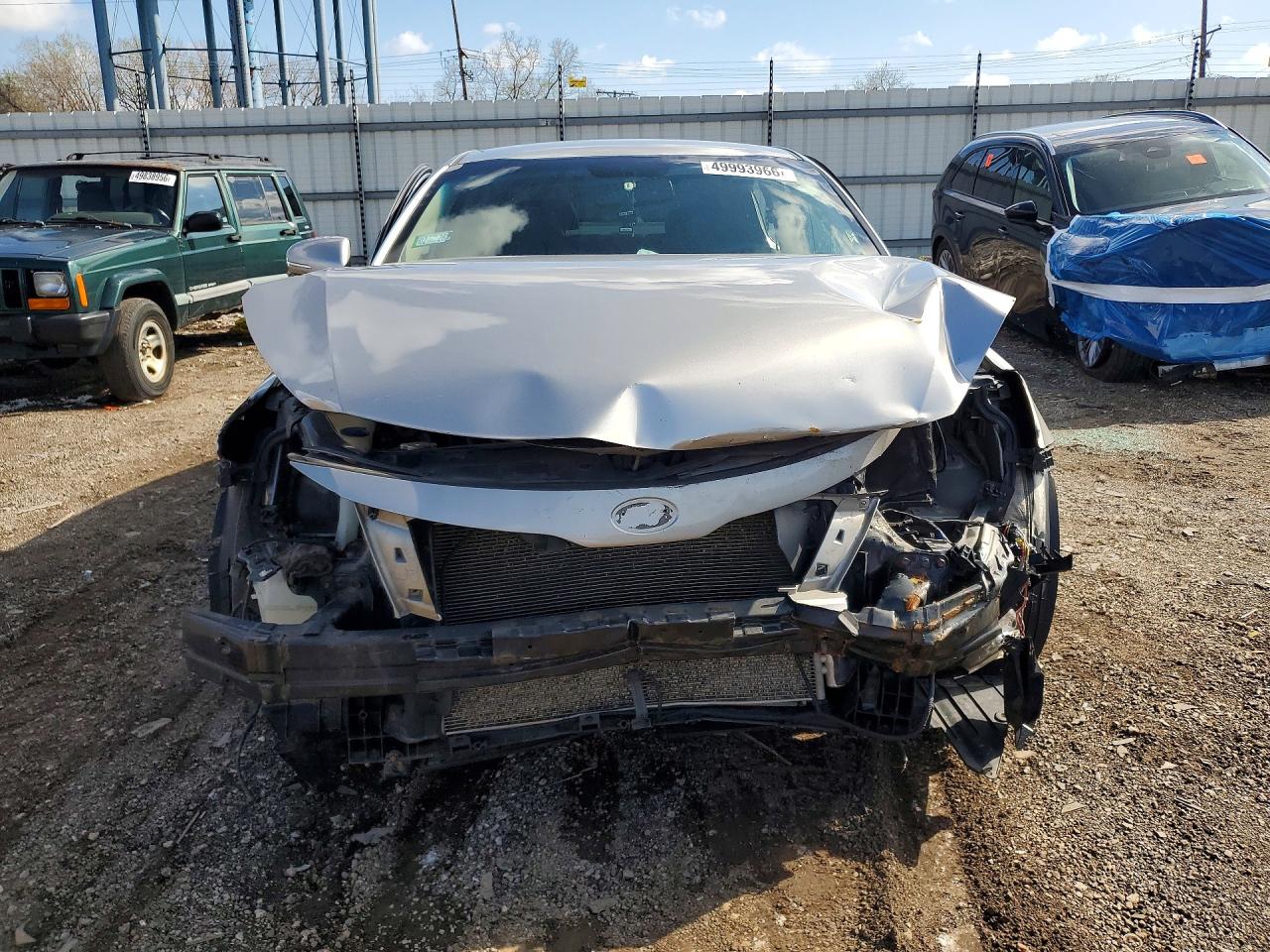 2012 Kia Optima Lx Серебряный vin: 5XXGM4A77CG051925