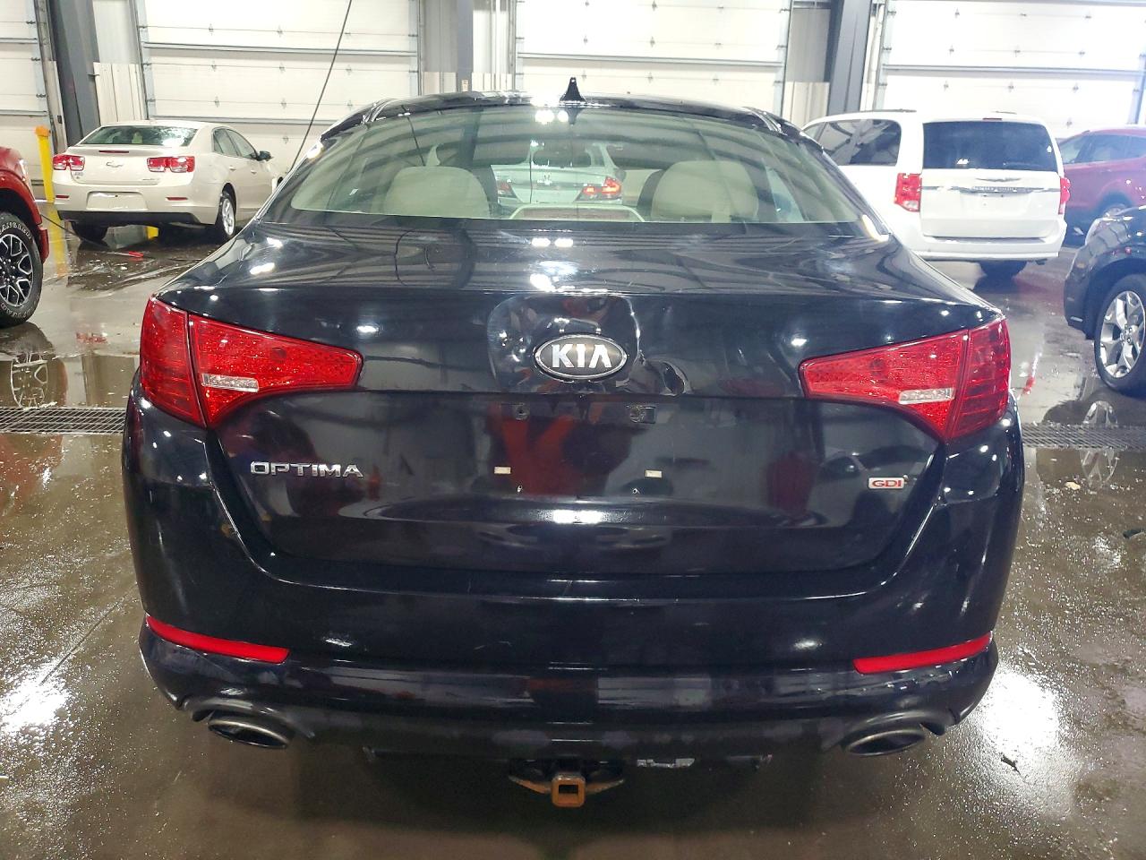 2013 Kia Optima Lx Черный vin: 5XXGM4A77DG098809