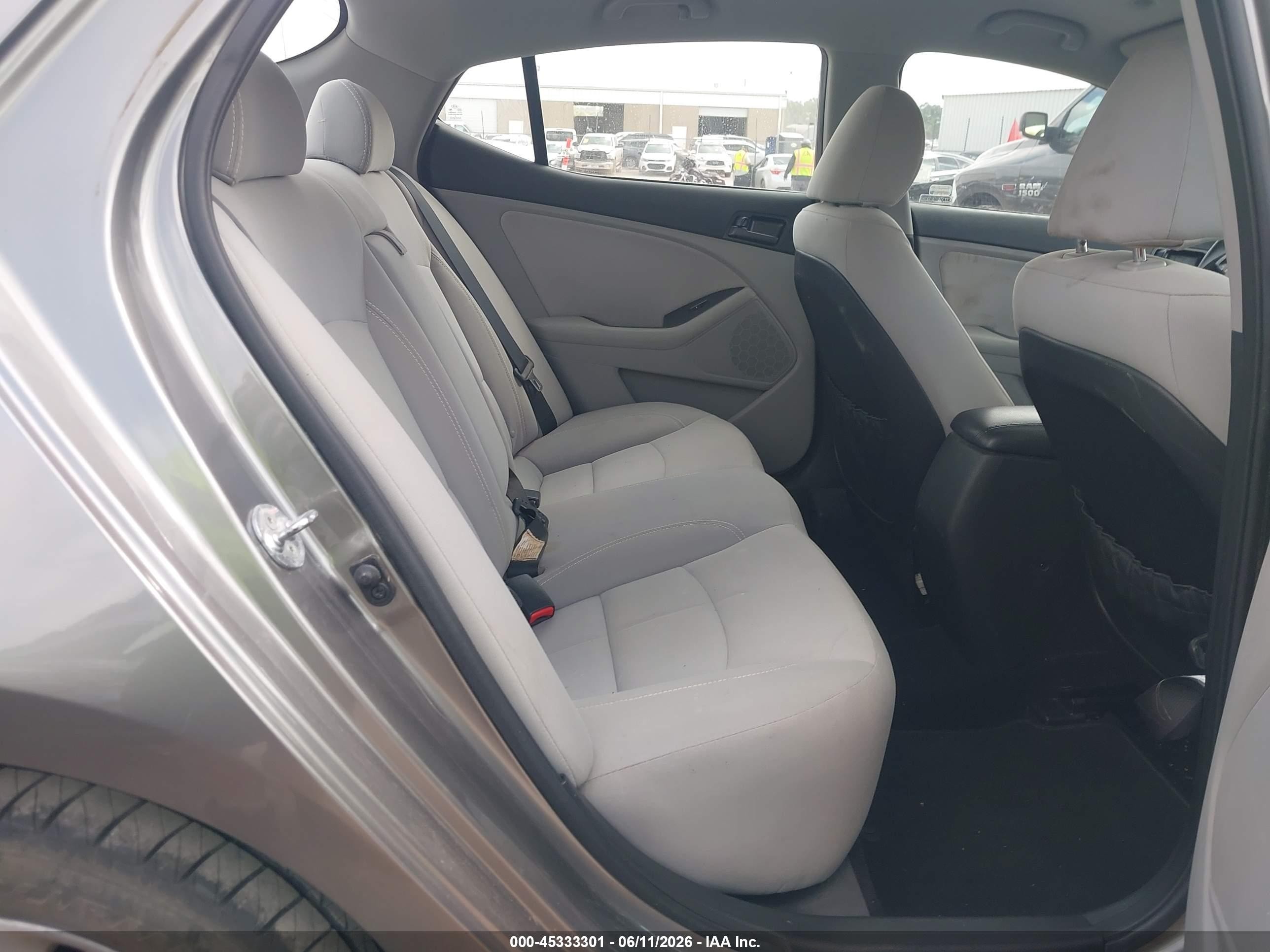 2013 Kia Optima Lx Gray vin: 5XXGM4A77DG150813