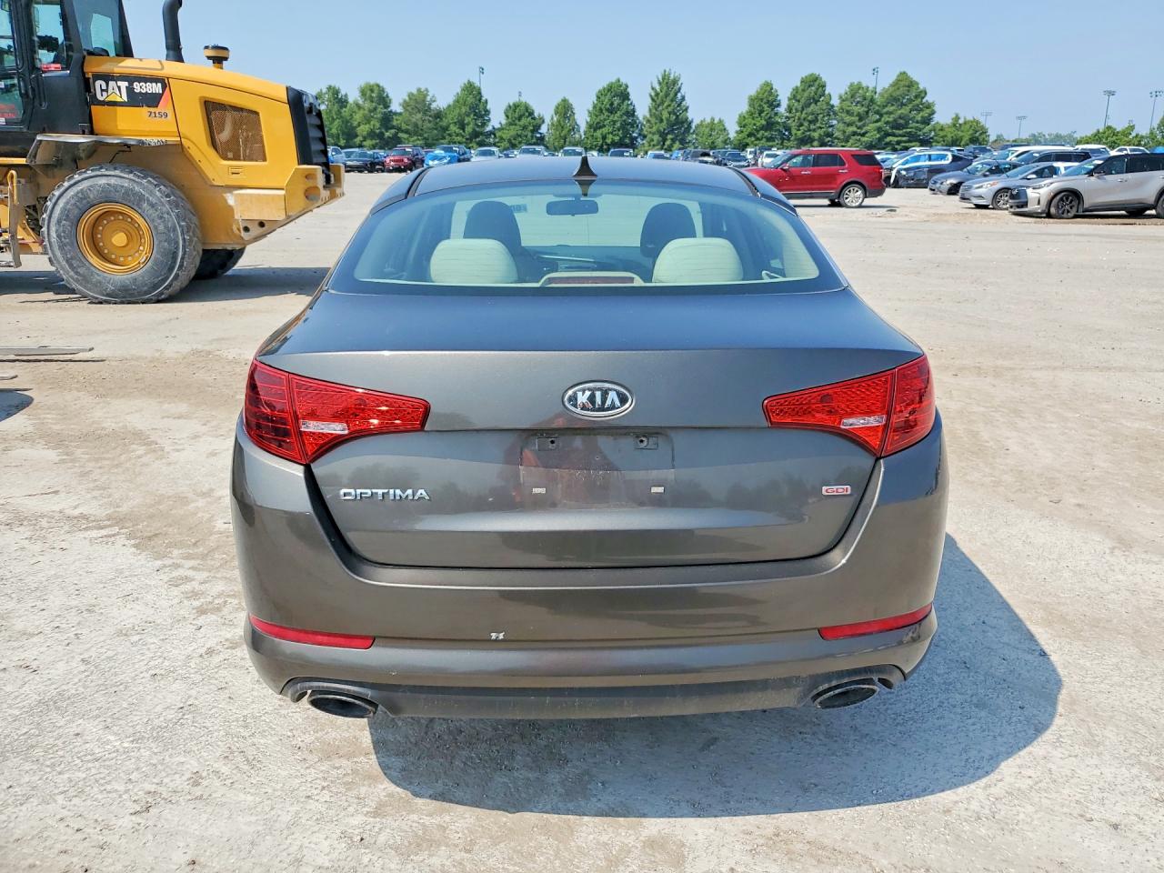 2012 Kia Optima Lx Silver vin: 5XXGM4A78CG032168