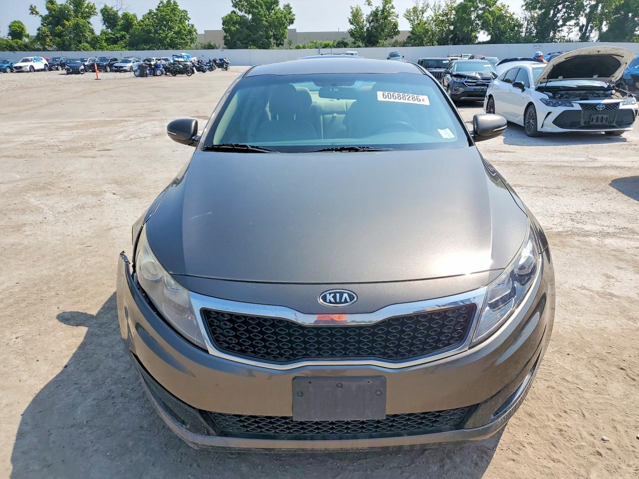 2012 Kia Optima Lx Silver vin: 5XXGM4A78CG032168