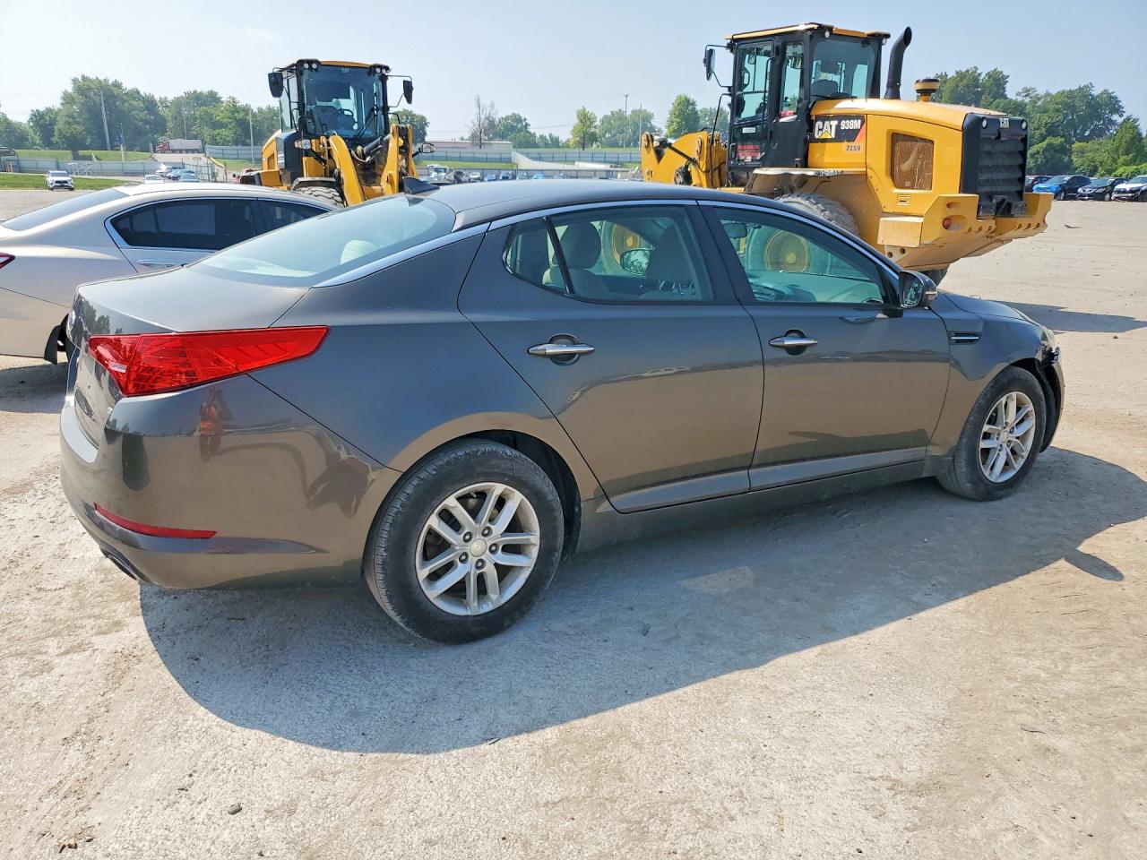 2012 Kia Optima Lx Silver vin: 5XXGM4A78CG032168