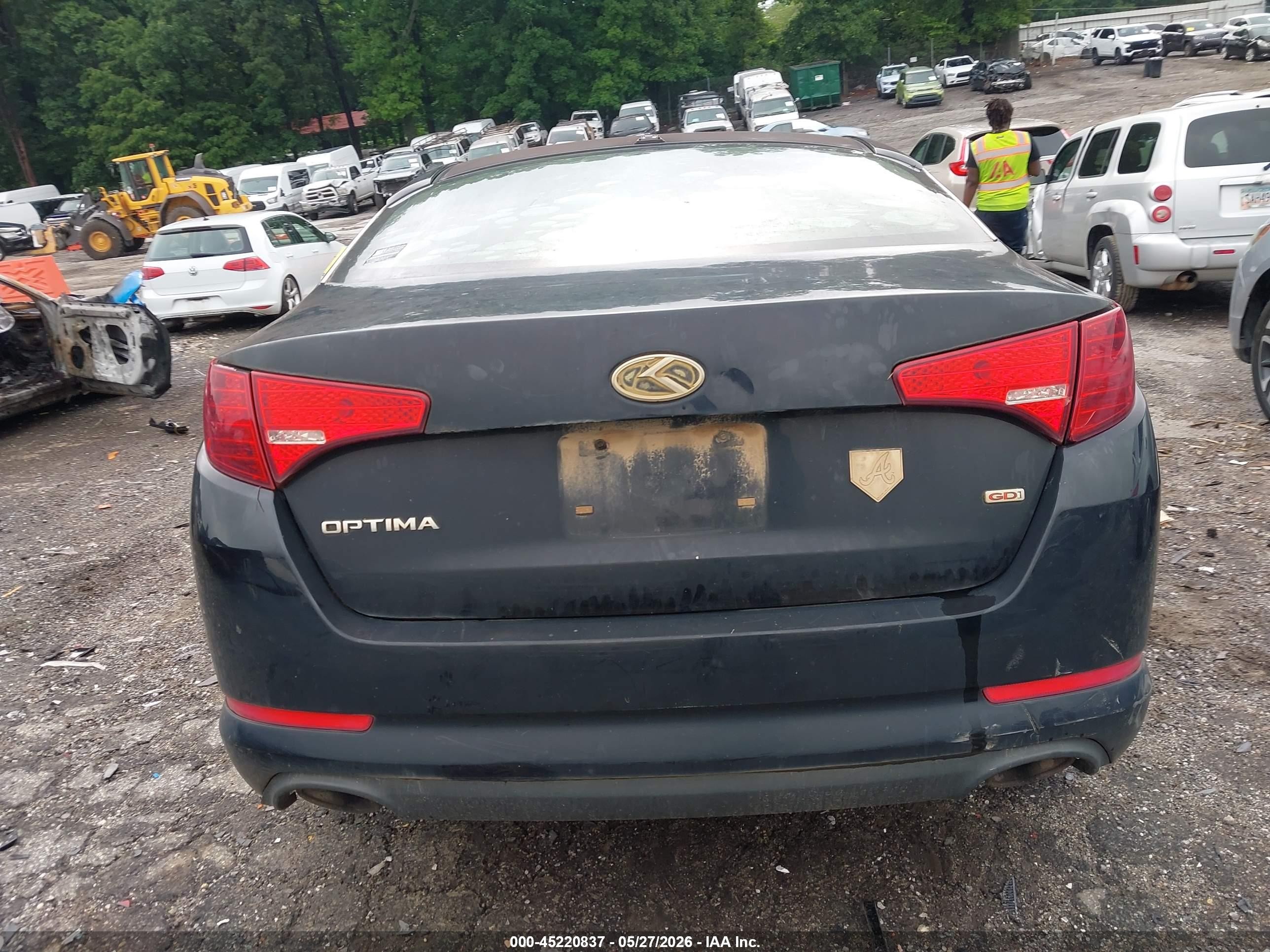2012 Kia Optima Lx Черный vin: 5XXGM4A78CG047270