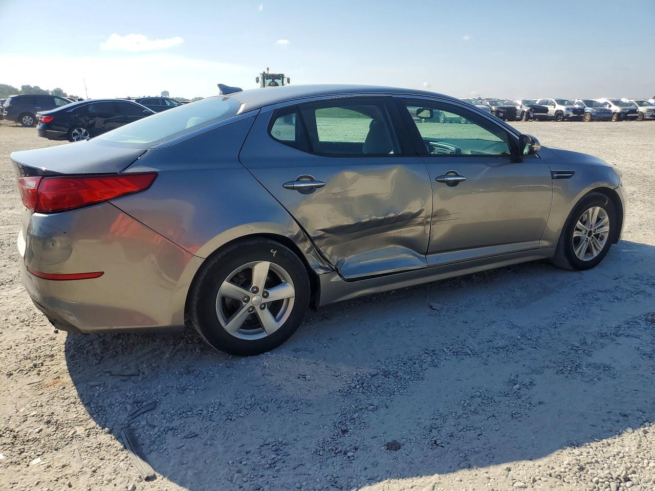 2015 Kia Optima Lx Серый vin: 5XXGM4A78FG458575