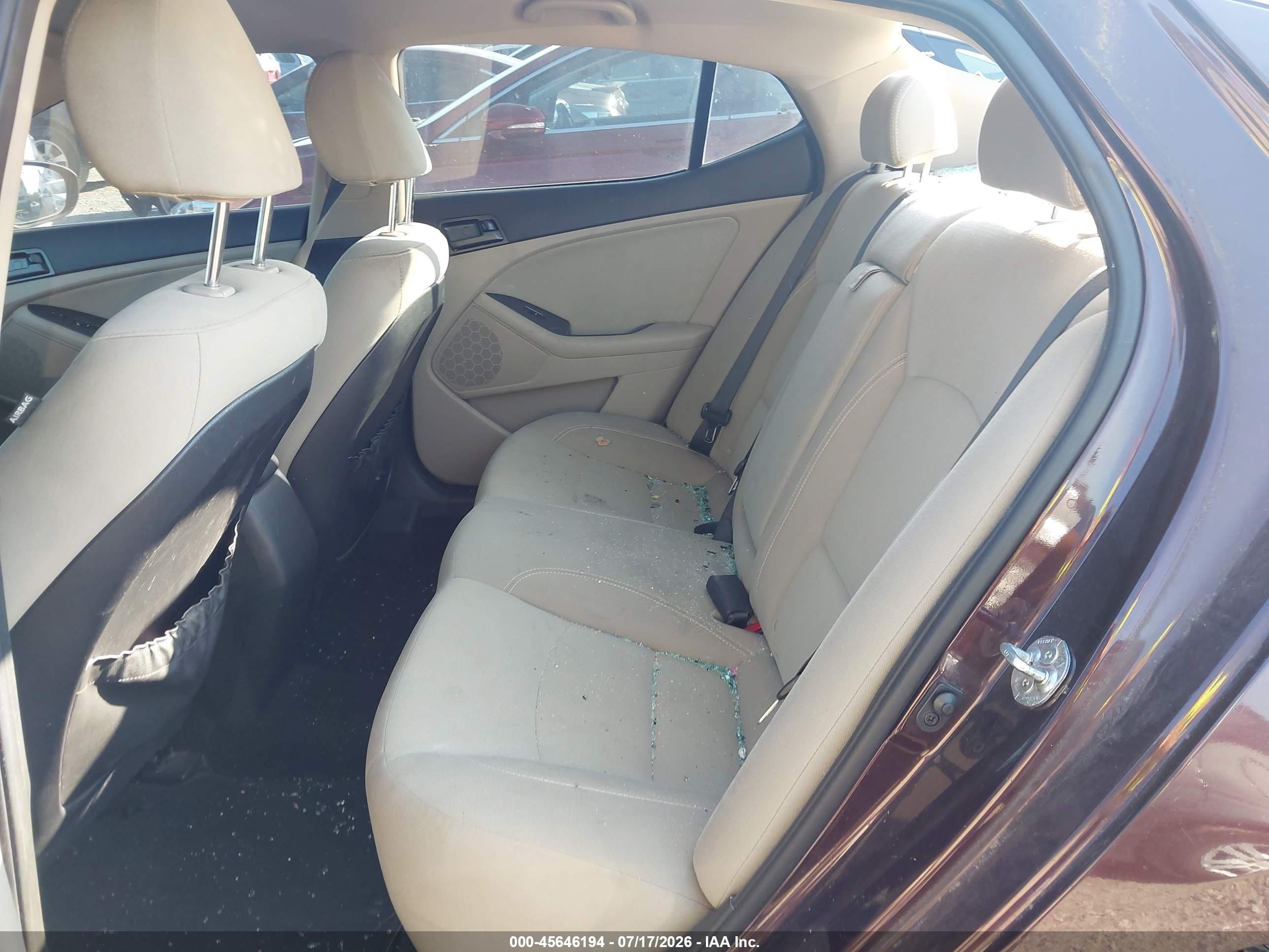 2013 Kia Optima Lx Maroon vin: 5XXGM4A79DG191573