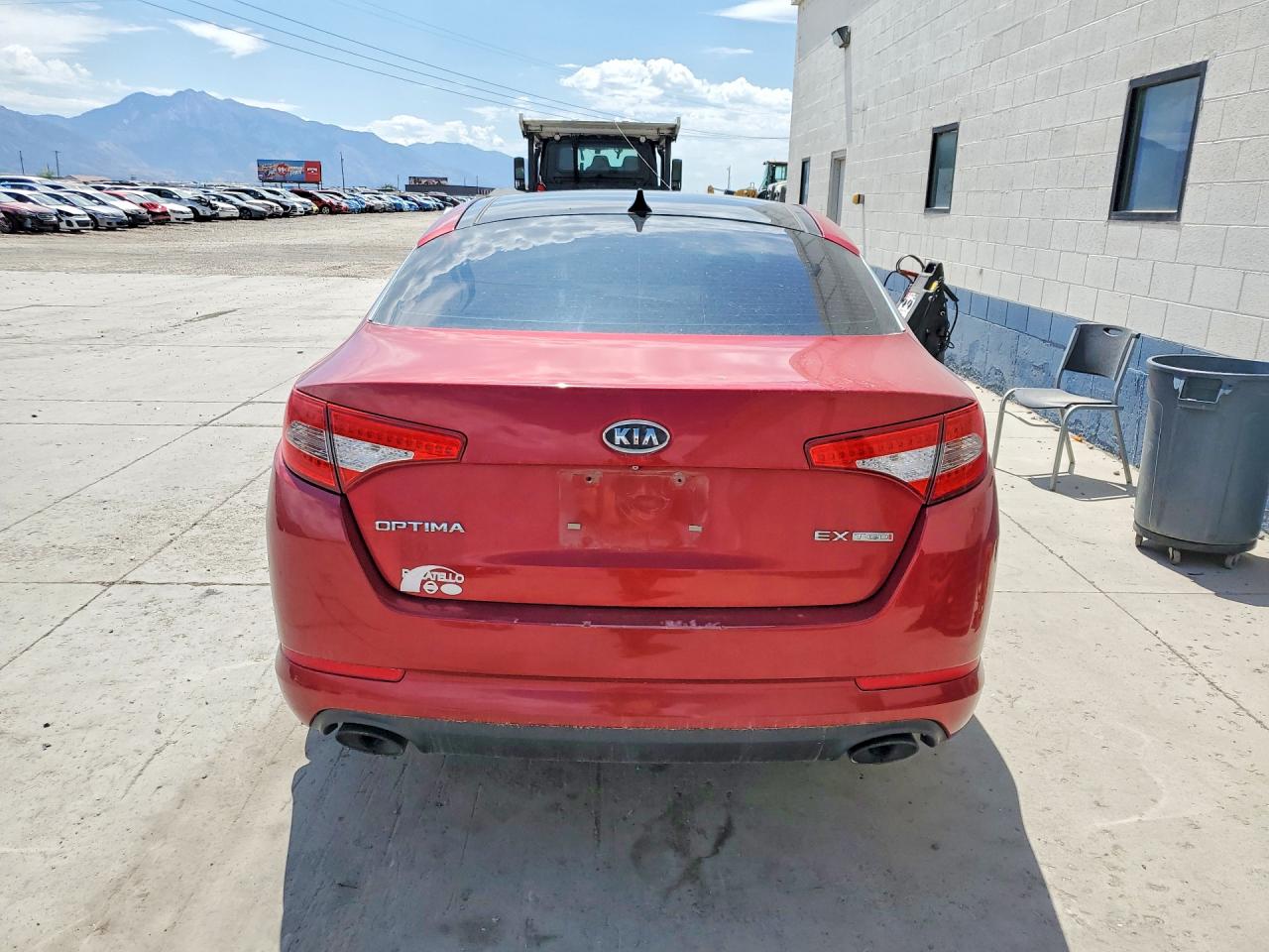 2012 Kia Optima Ex Red vin: 5XXGN4A66CG073709