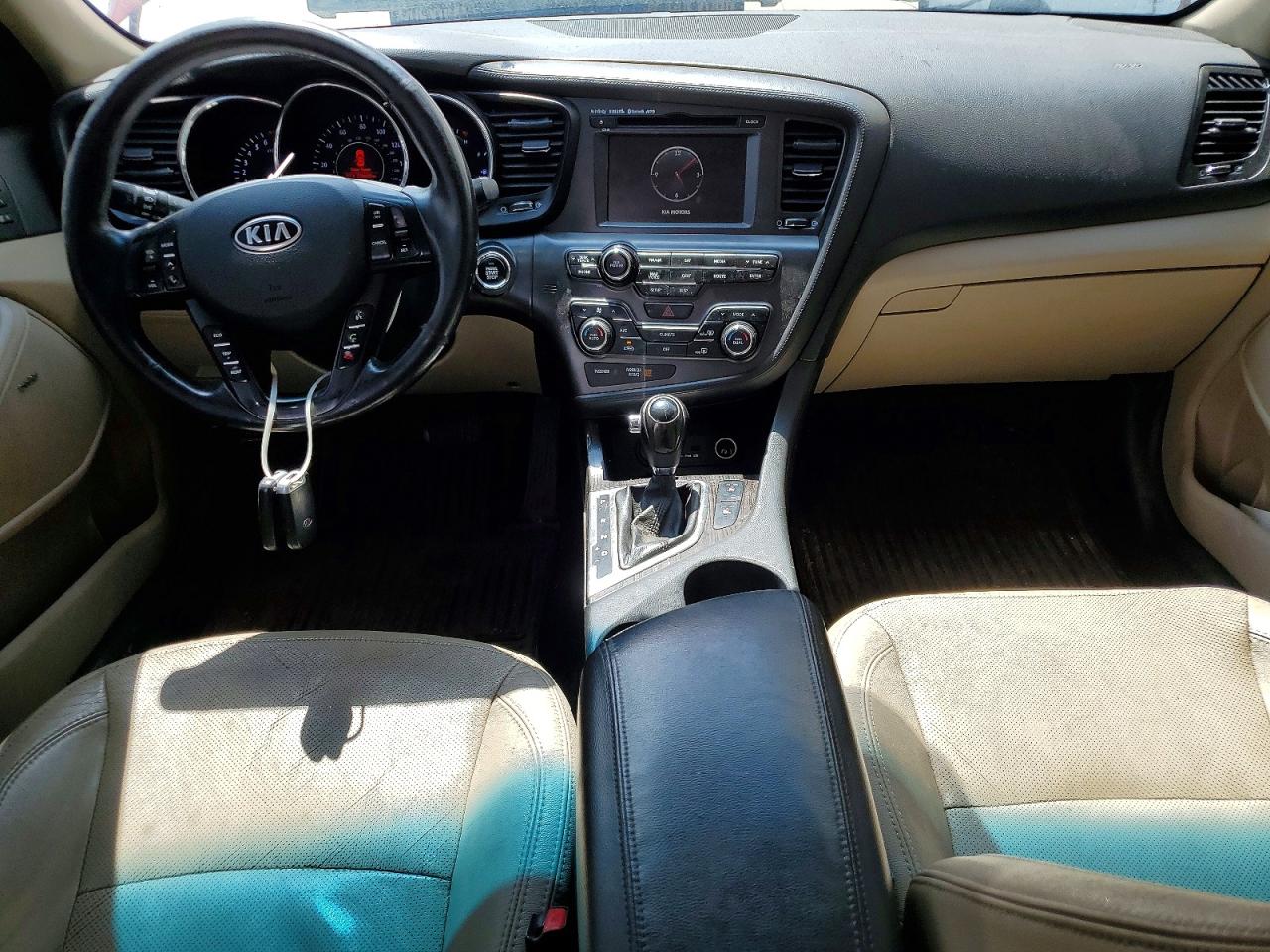 2012 Kia Optima Ex Red vin: 5XXGN4A66CG073709