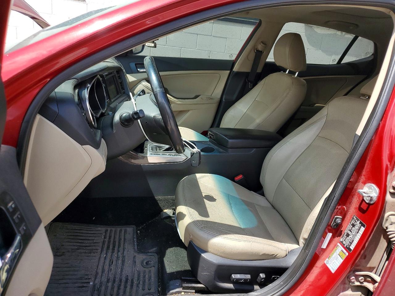 2012 Kia Optima Ex Red vin: 5XXGN4A66CG073709
